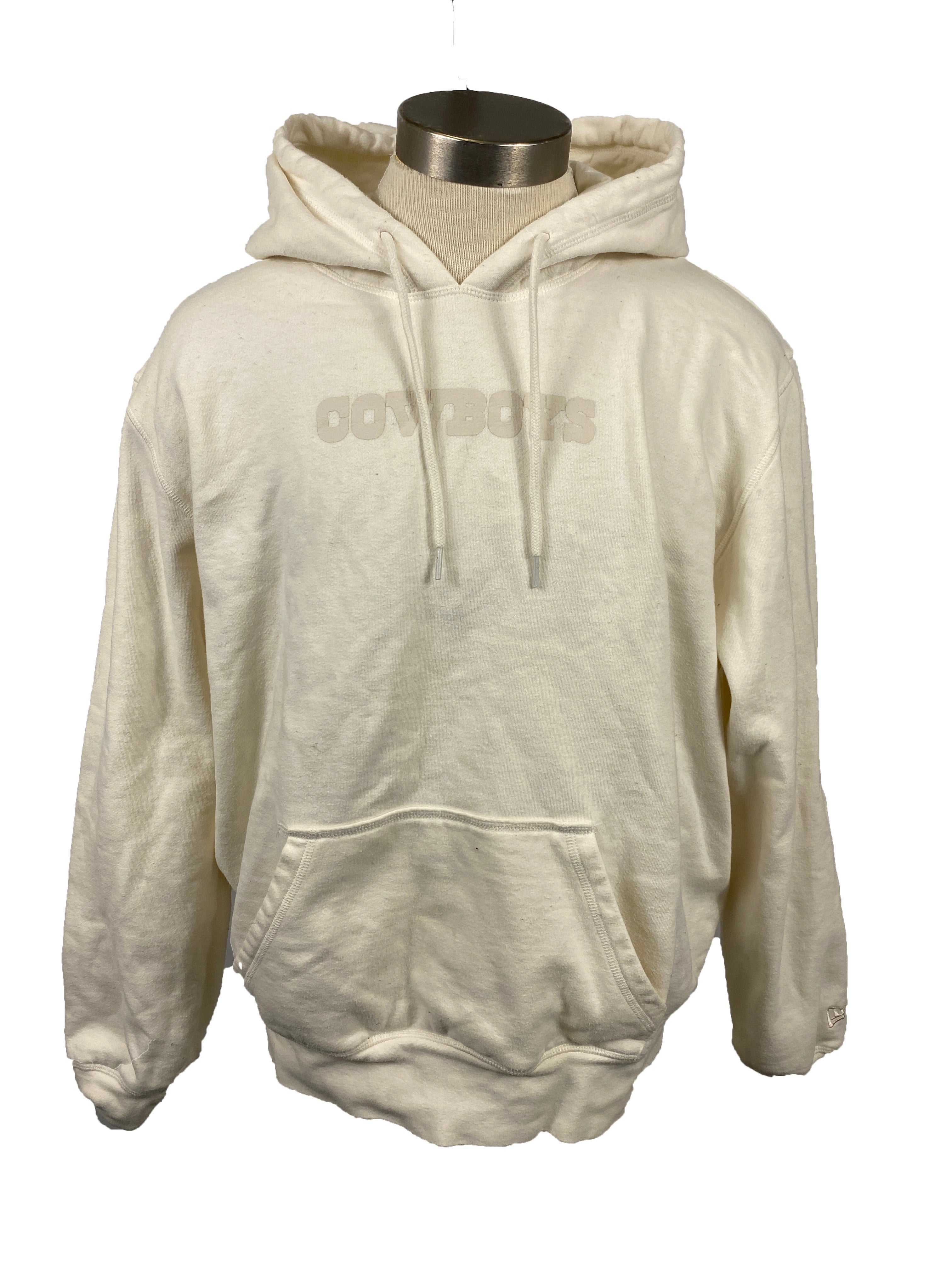 NFL Dallas Cowboys Cream Hoodie Men's Size XL