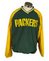 NFL Green Bay Packers Green and Yellow Windbreaker Men's Size XL