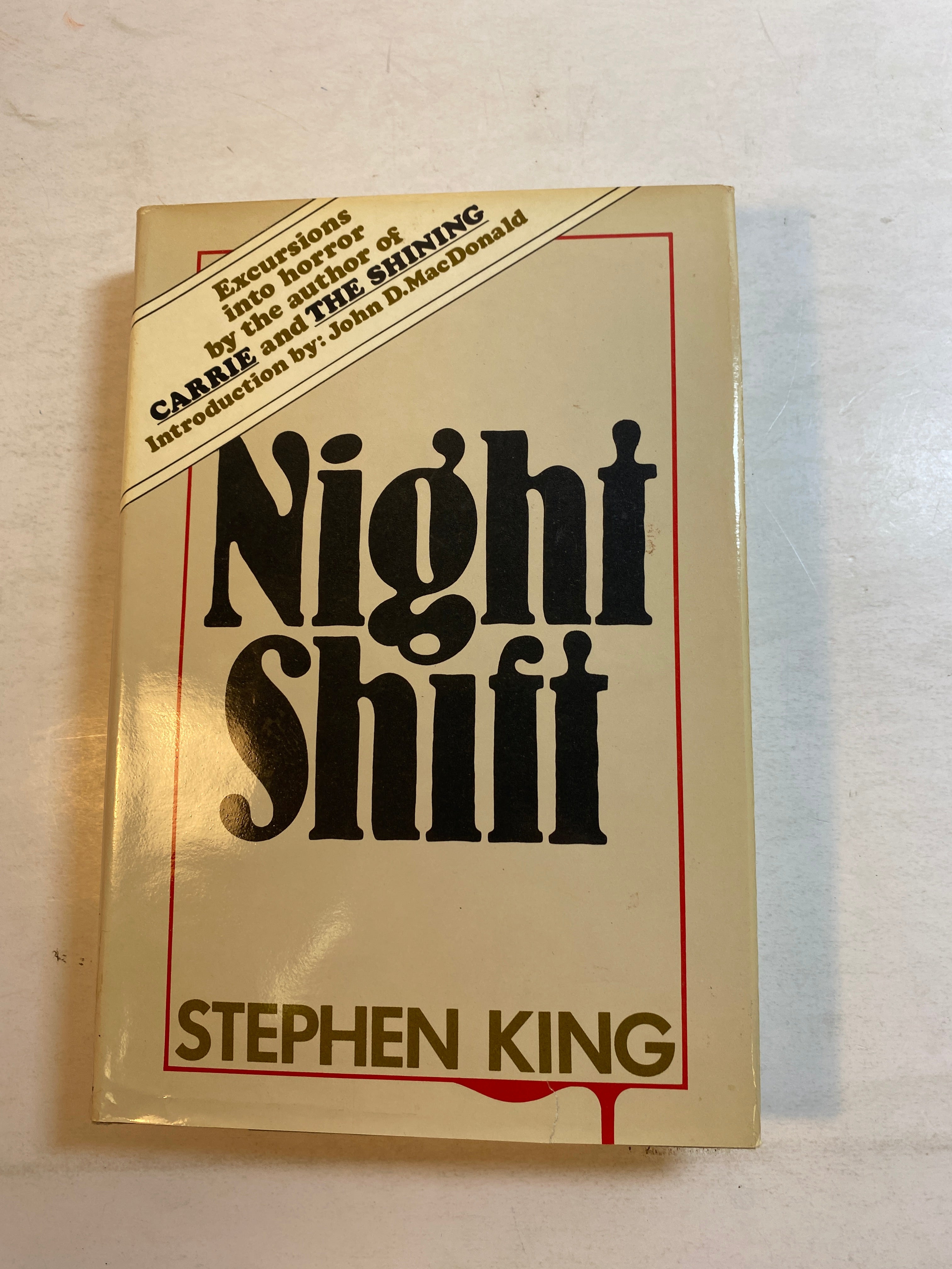 Night Shift Stephen King HCDJ 1978 Book Club Edition
