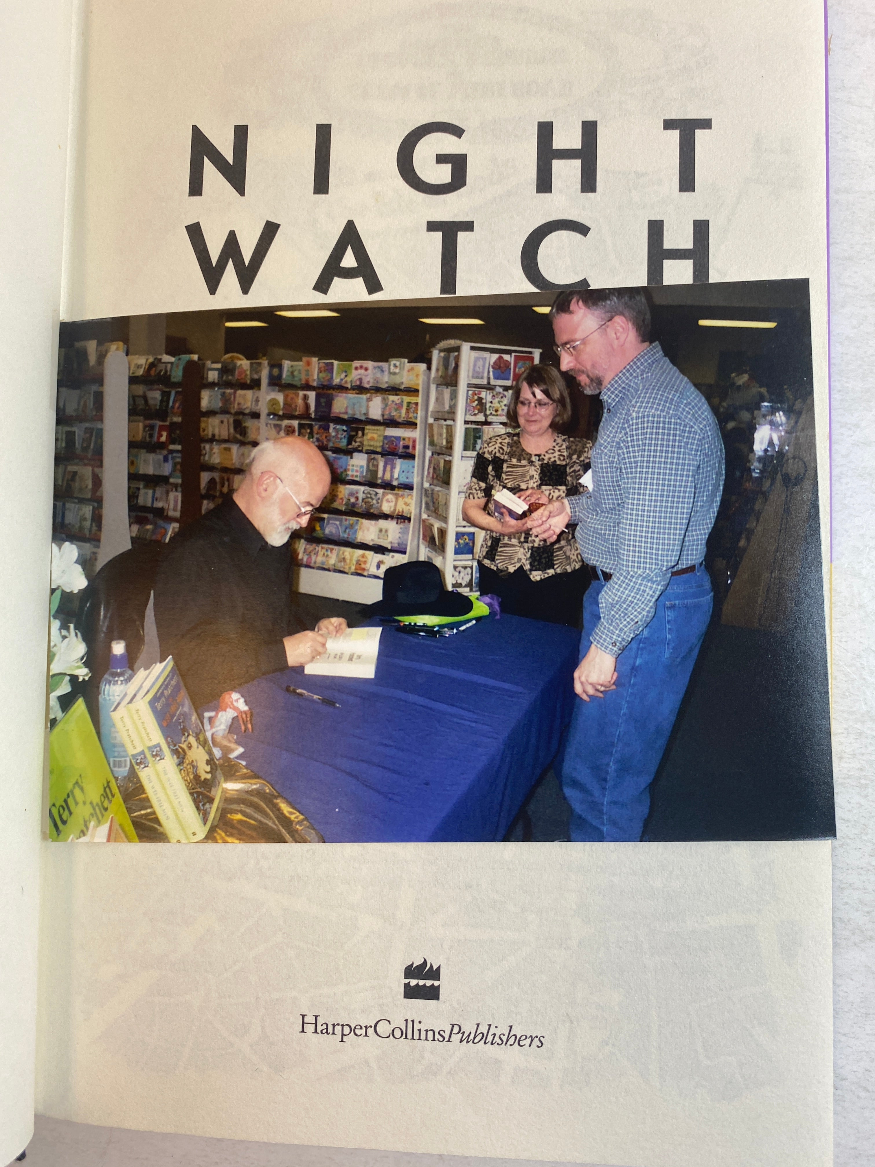 Night Watch Wintersmith Terry Pratchett *Both Signed and Inscribed*