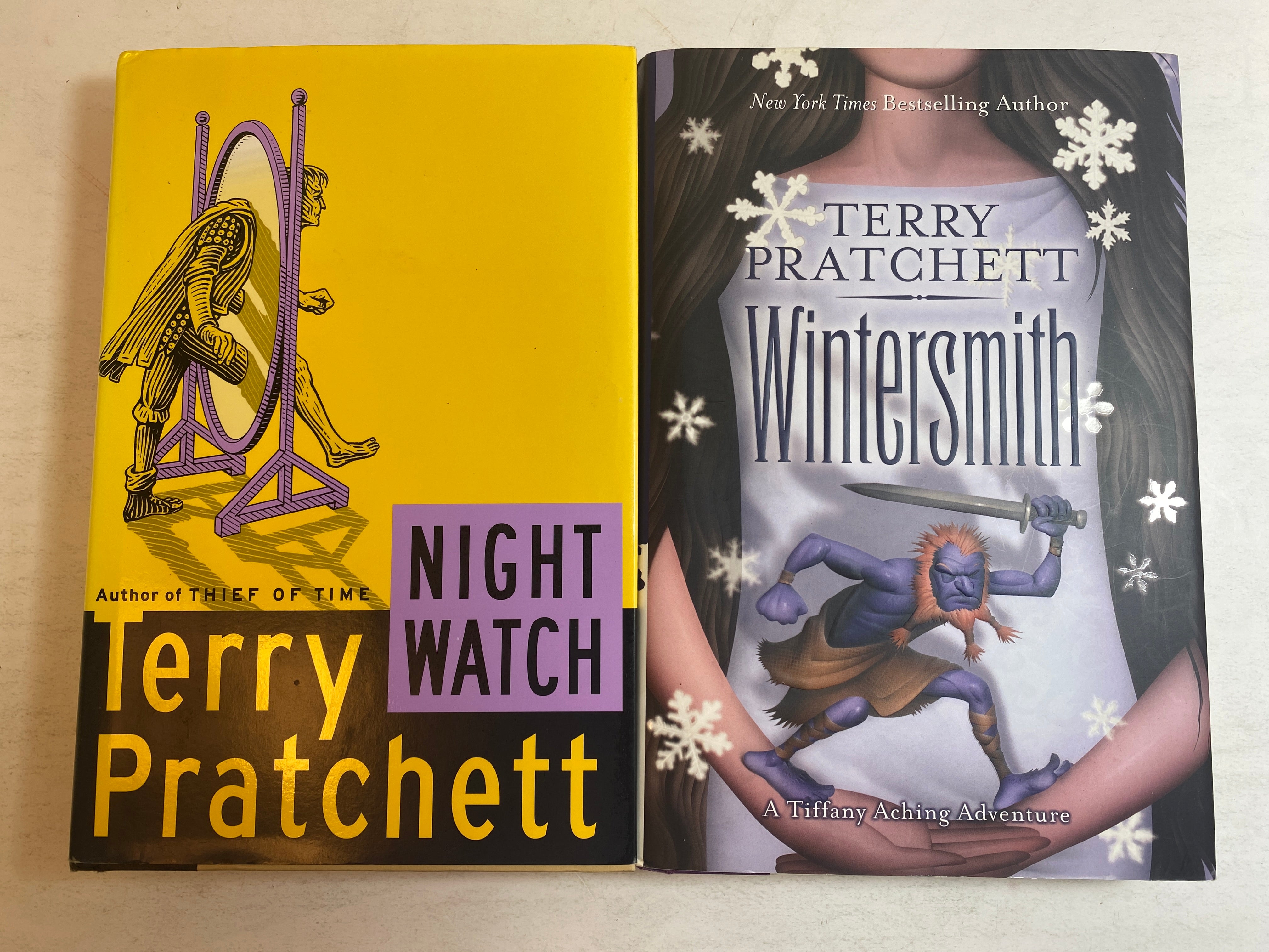 Night Watch Wintersmith Terry Pratchett *Both Signed and Inscribed*