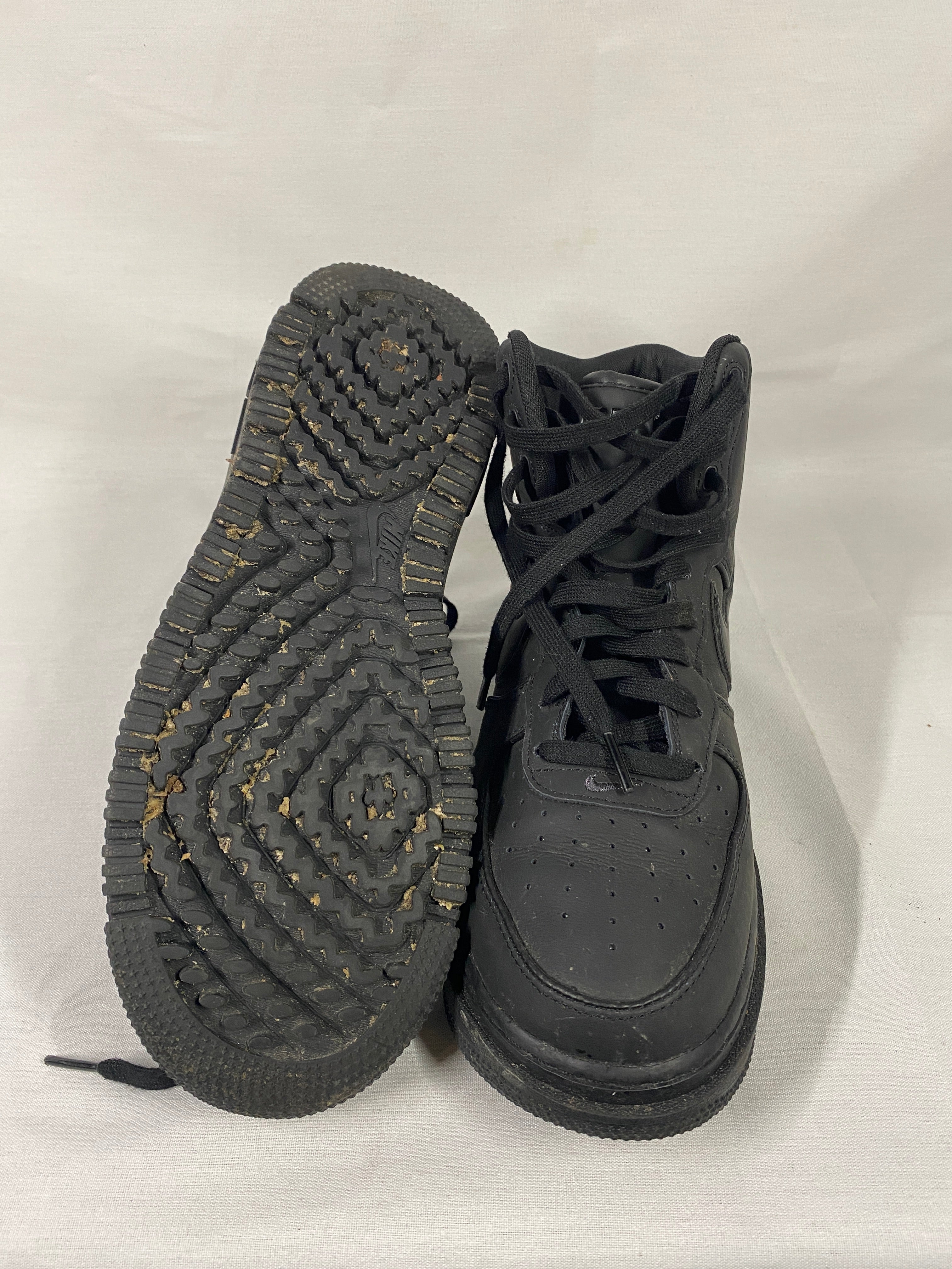 Nike Air Force 1 Boot Black Anthracite Sneakers Men's Size 9