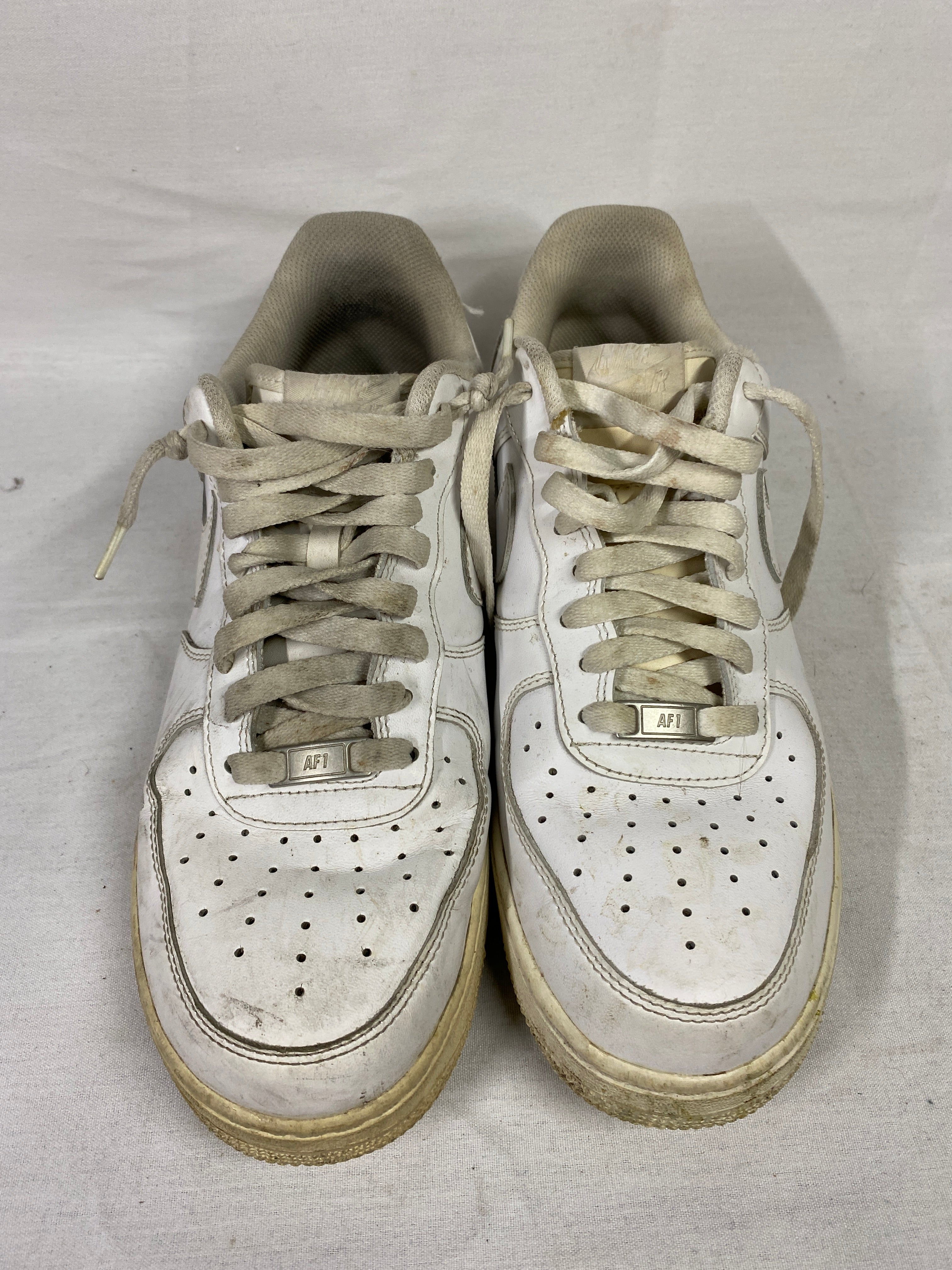 Nike Air Force 1 Triple White Sneakers Men's Size 10.5