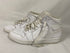 Nike Air Jordan 1 Mid Sneakers Triple White Men's Size 8.5