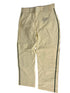 Nike Beige Baseball Green Stripe Baseball Game Pant Men’s Size X-Small L34