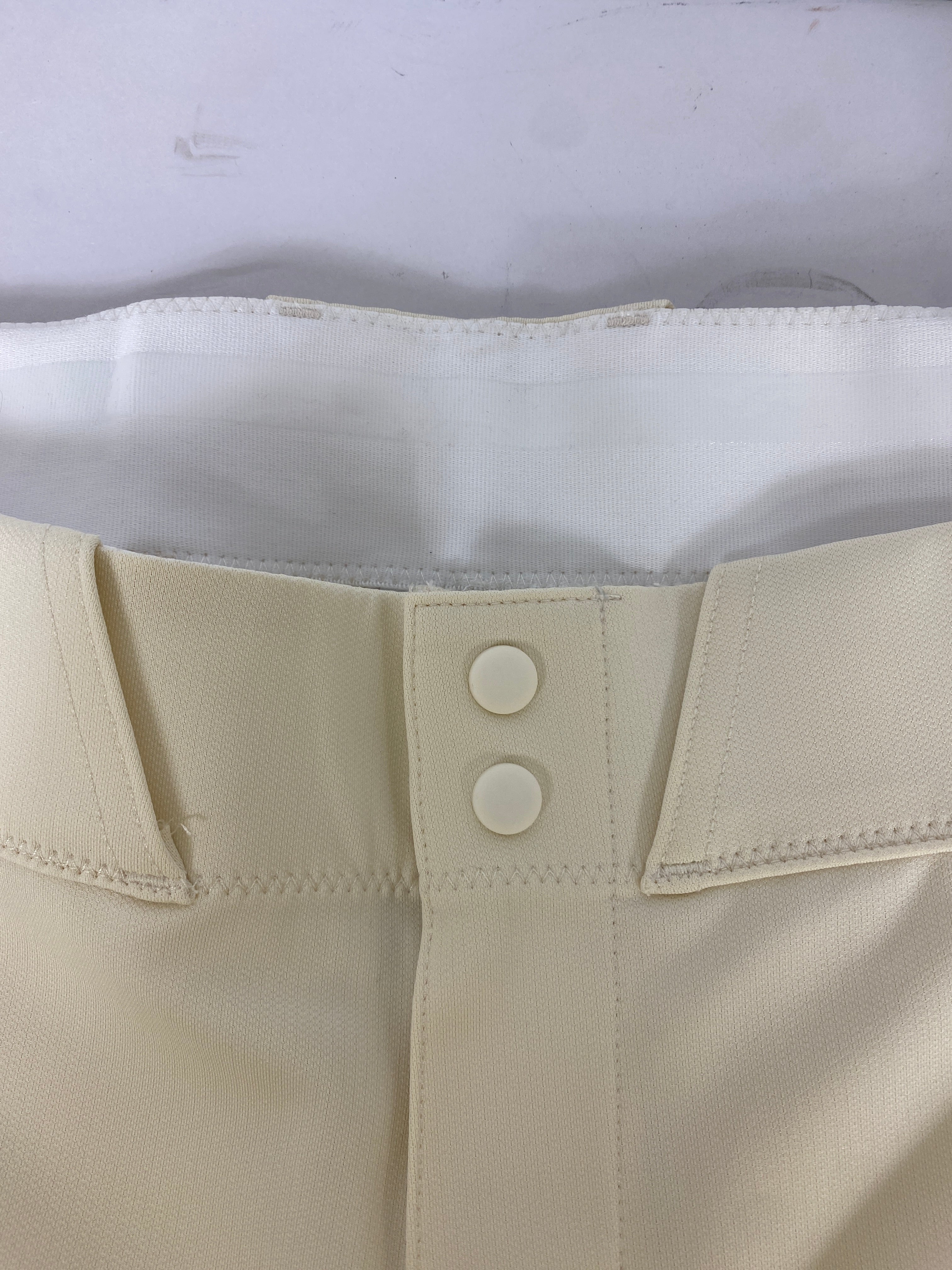 Nike Beige with Spartan Head Patch Baseball Game Capri Pant Men’s Size Medium L20