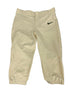 Nike Beige with Spartan Head Patch Baseball Game Capri Pant Men’s Size Medium L20