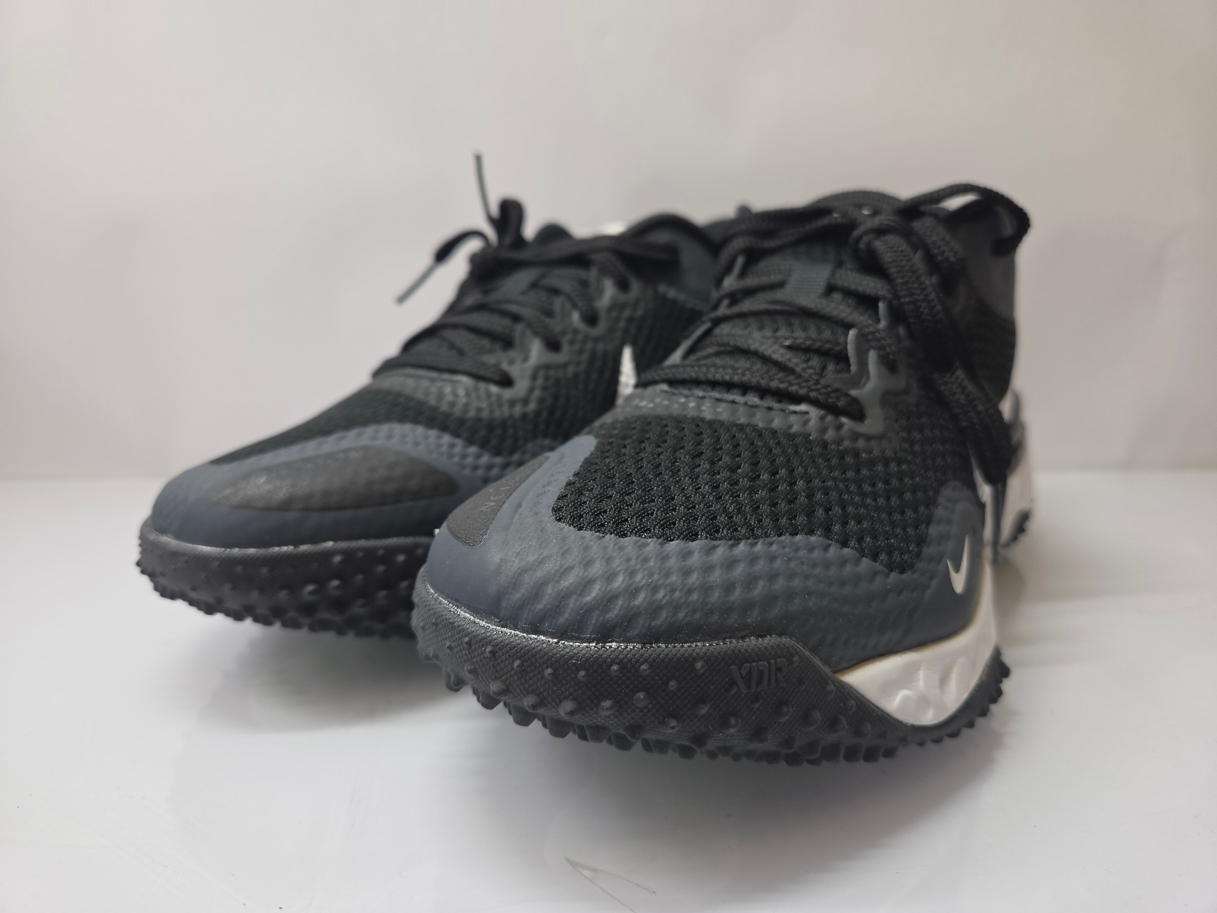 Nike Black Alpha Hurache Elite 3 Turf Baseball Shoes Men's Size 6.5