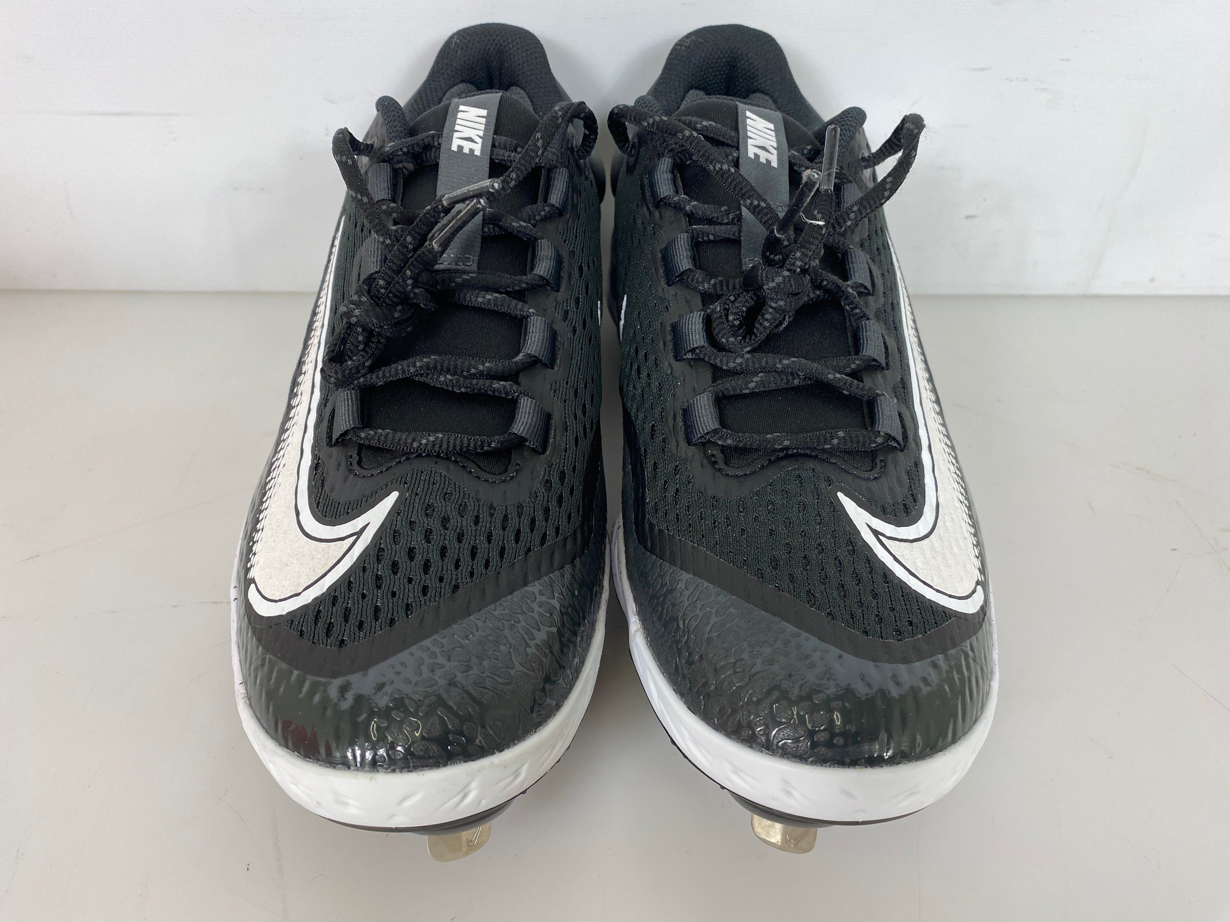 Nike Black Alpha Hurache Elite 4 Low Baseball Cleats Men's Size 15