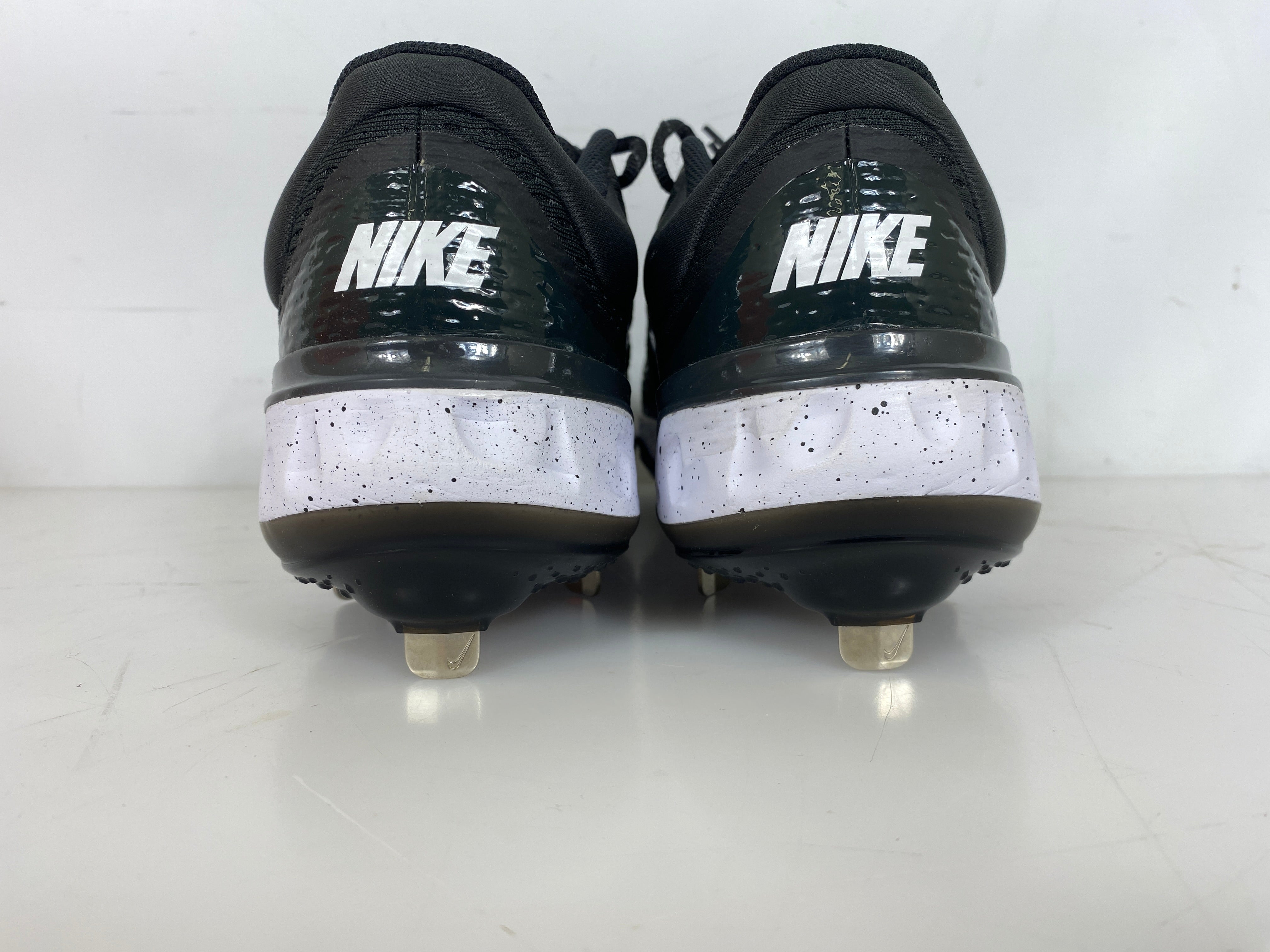 Nike Black Alpha Hurache Elite 4 Low Baseball Cleats Men's Size 15