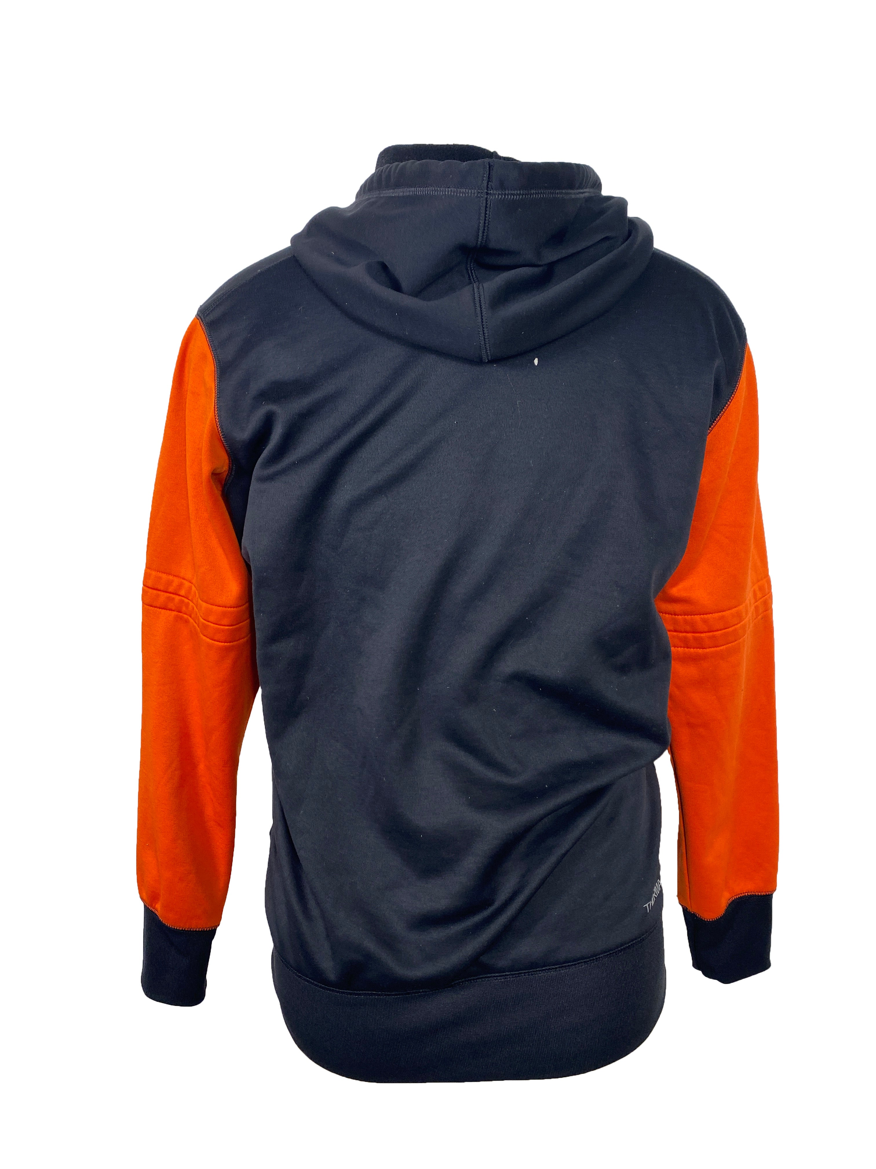 Nike Black and Orange Detroit Tigers Hoodie Men's Size M