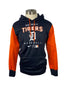 Nike Black and Orange Detroit Tigers Hoodie Men's Size M