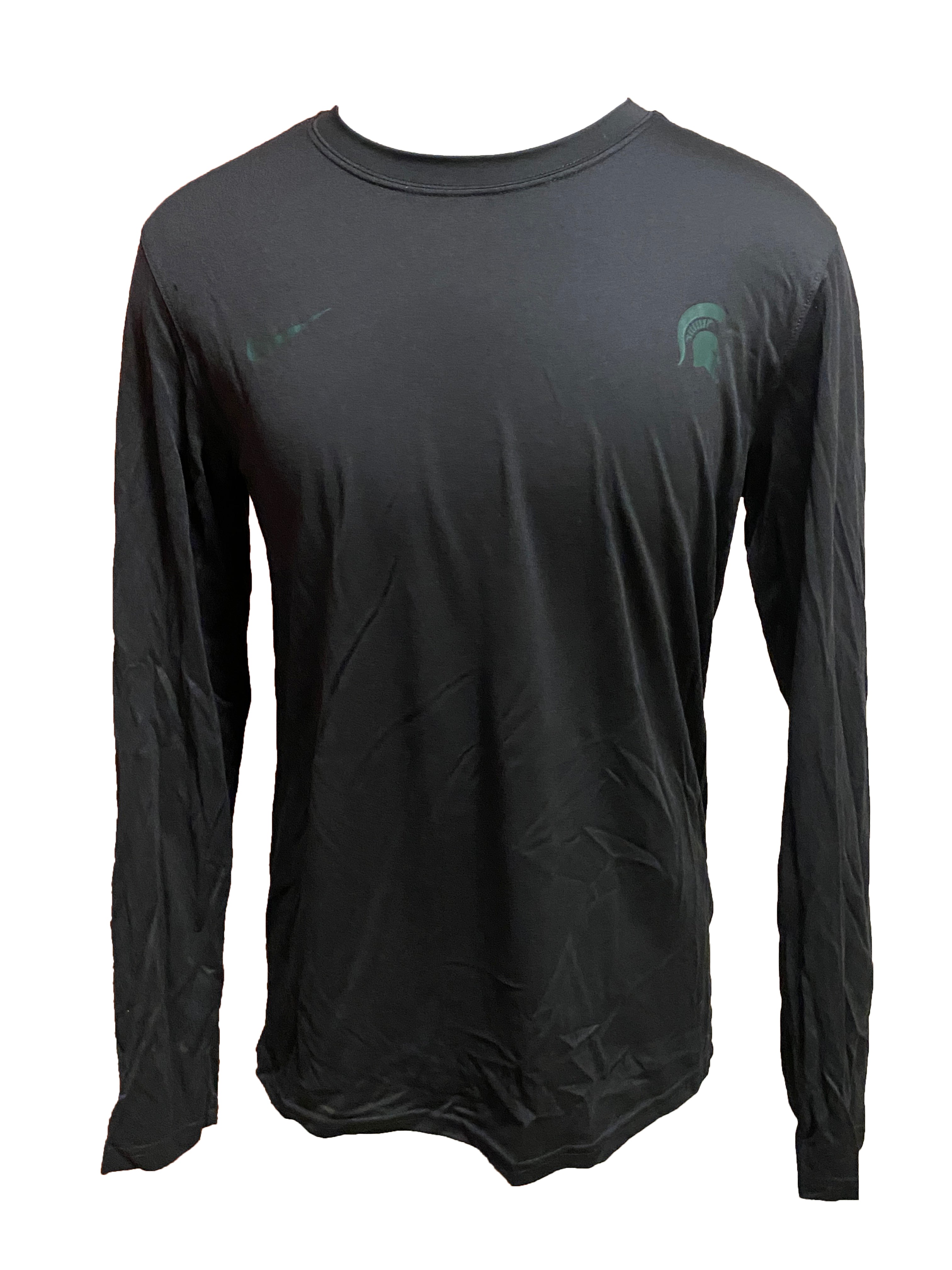Nike Black Dri-Fit Michigan State Long Sleeve T-Shirt "Grow" Men's Size M