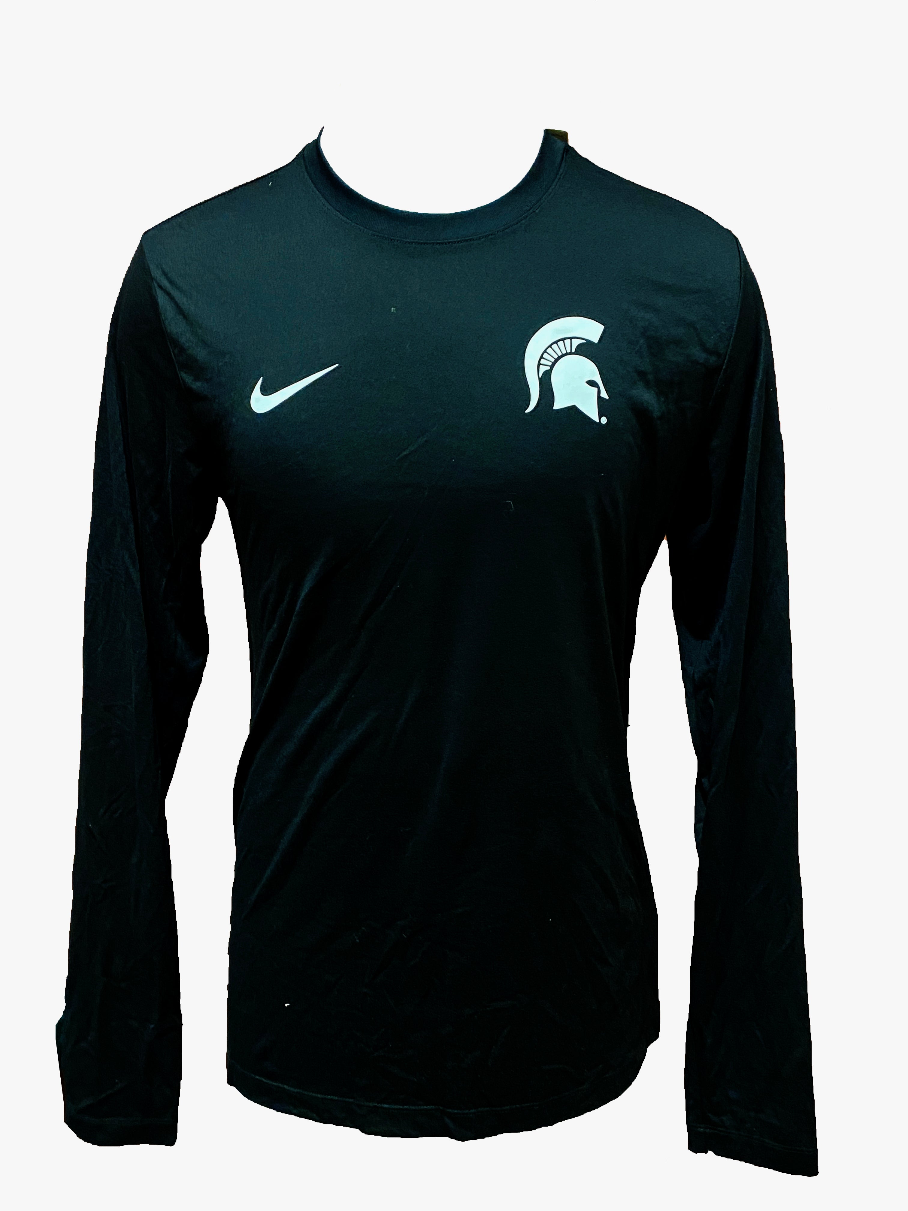 Nike Black Dri-Fit Michigan State Long Sleeve T-Shirt "Set the Standard" Men's Size S