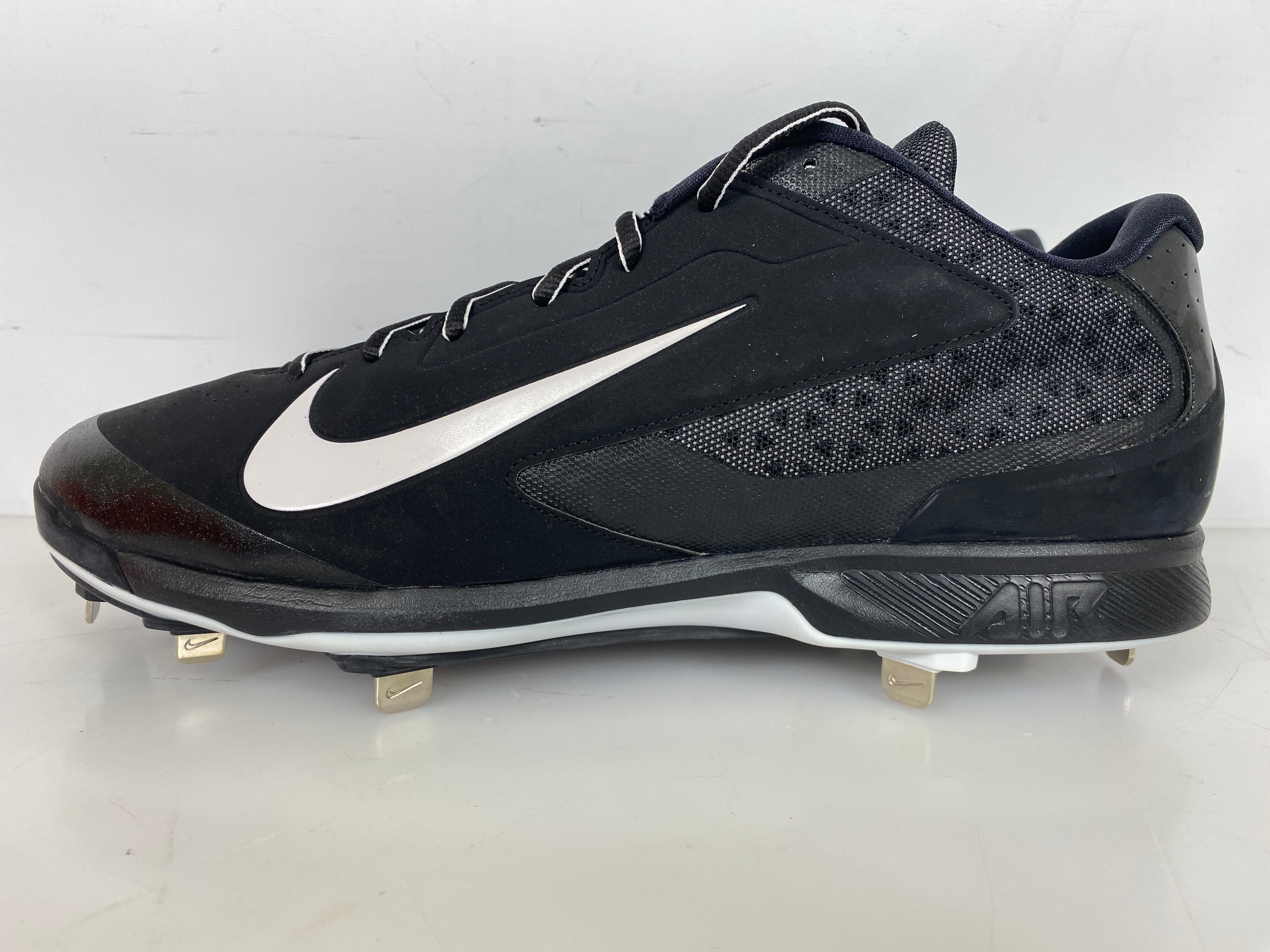 Nike Black Hurache Pro Low Baseball Cleats Men's Size 15