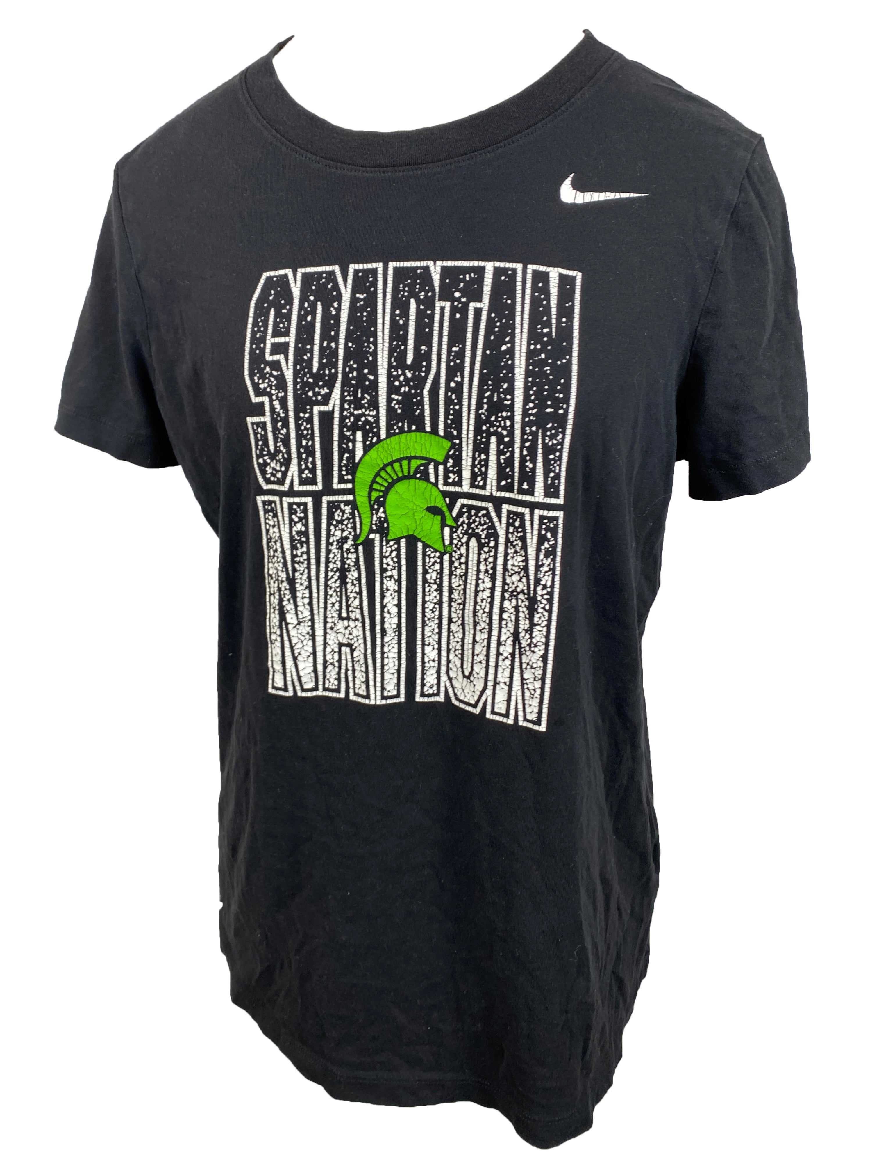Nike Black Michigan State T-Shirt Women's Size L