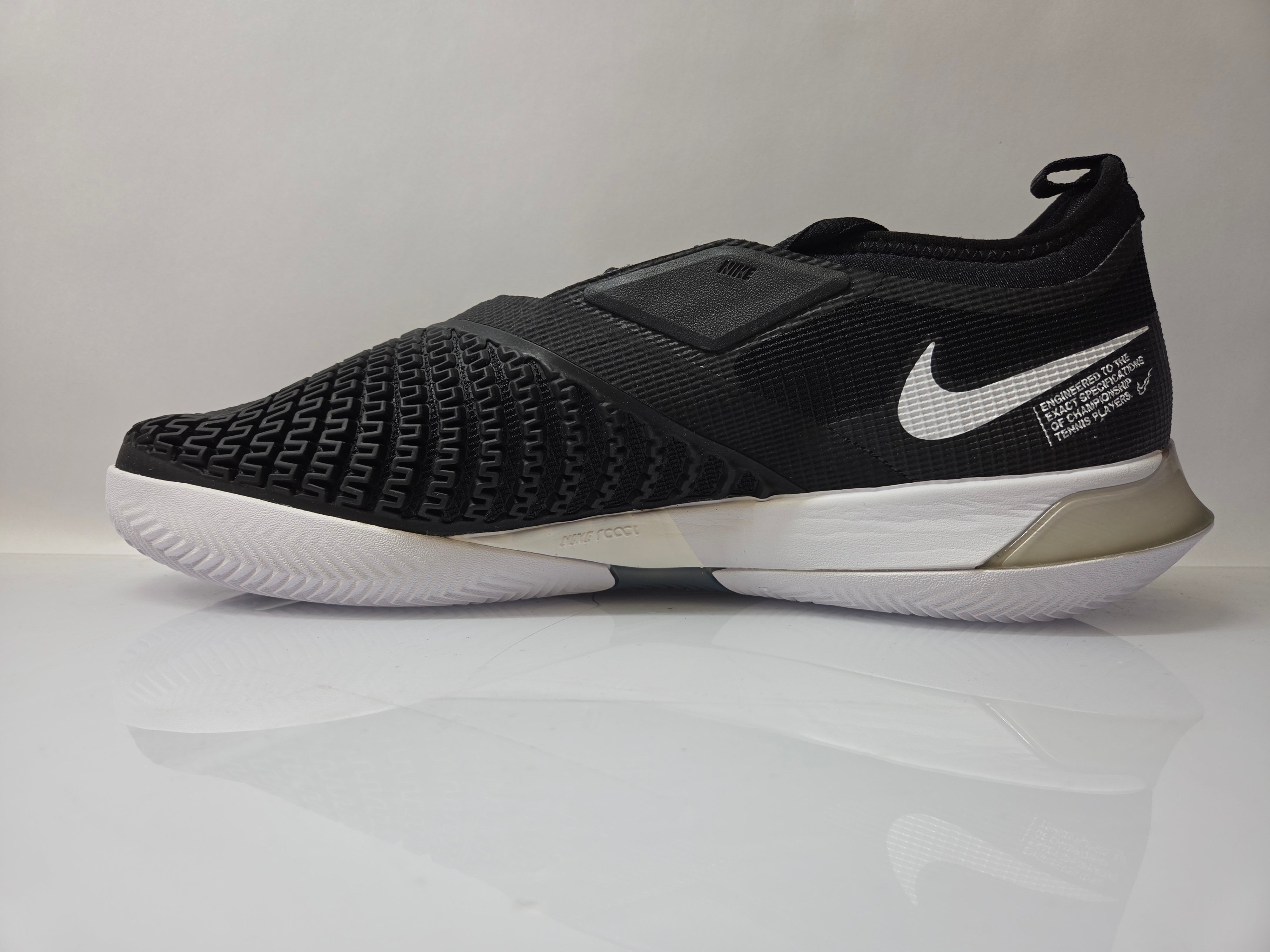 Nike Black React Vapor NXT CLY Tennis Shoes Men's Size 13