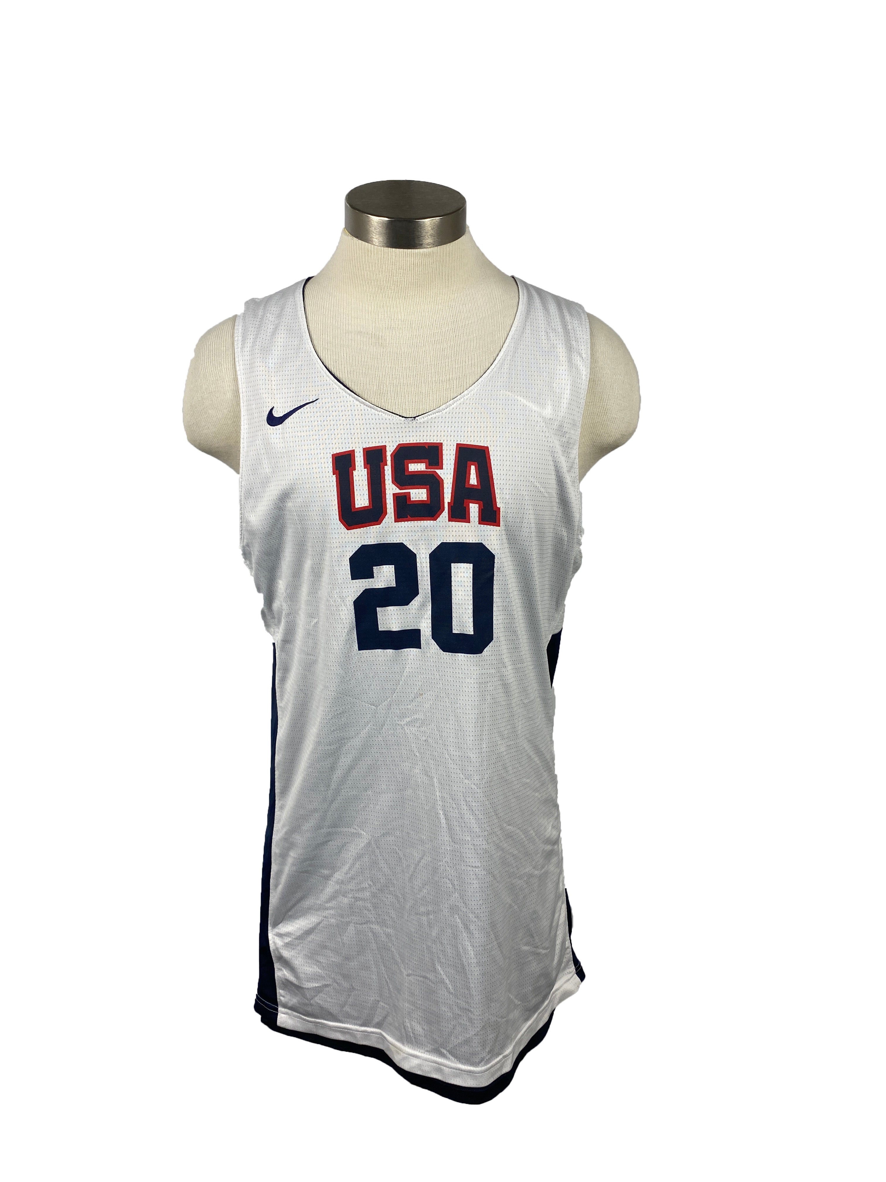Nike Blue and White Reversable Team USA Practice Jersey