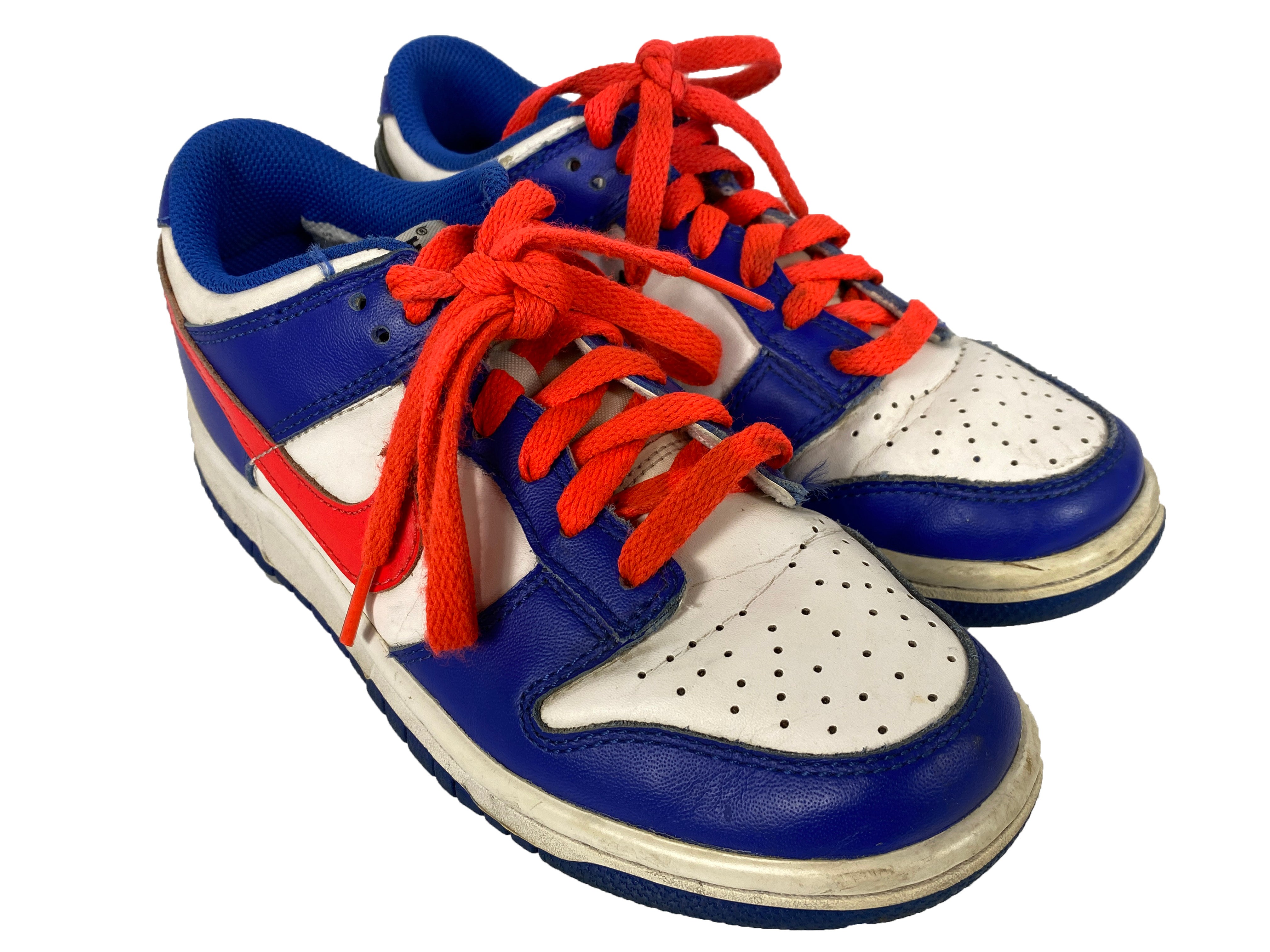 Nike Blue Low Dunk Shoes Size 4.5Y