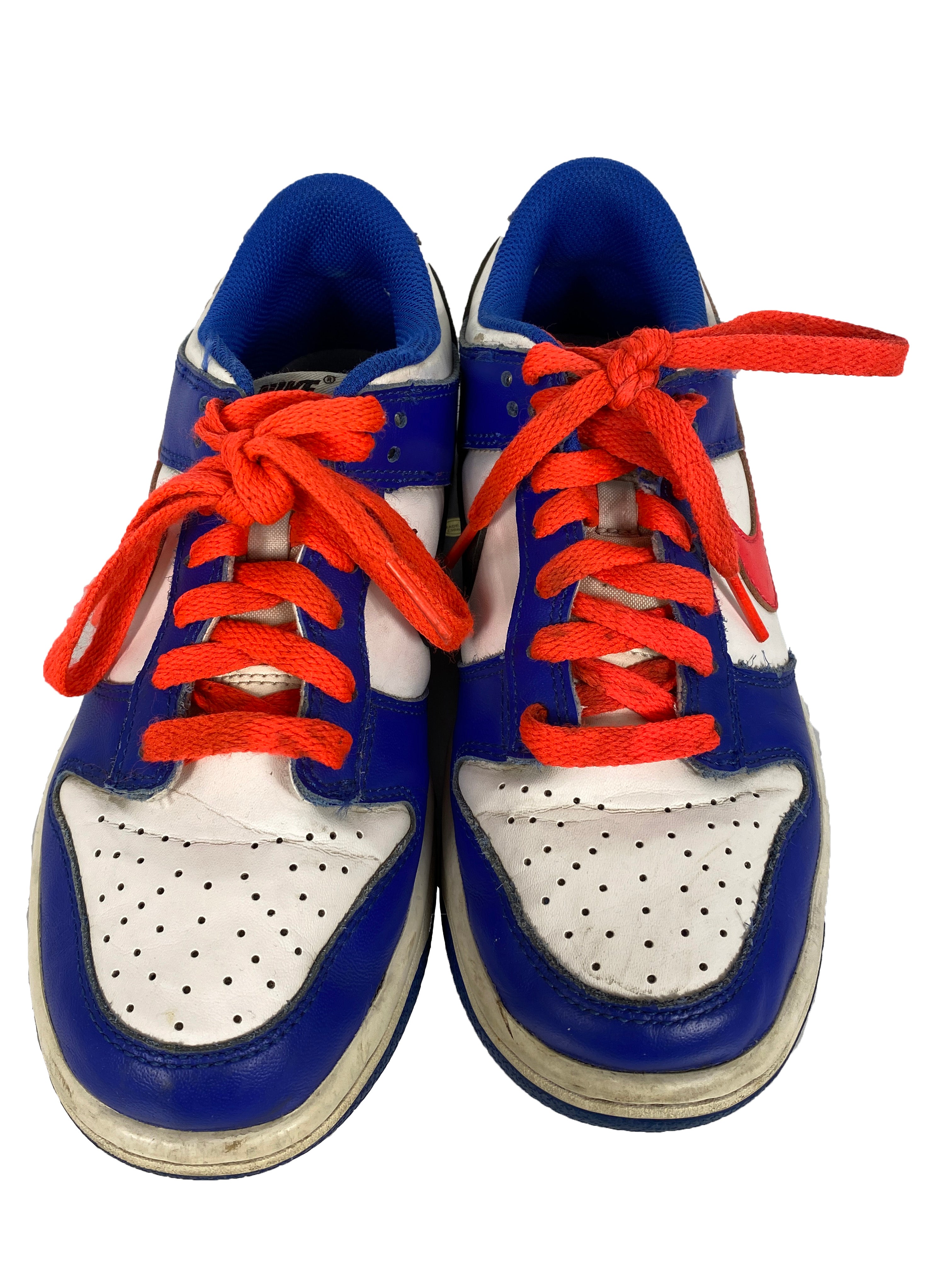 Nike Blue Low Dunk Shoes Size 4.5Y