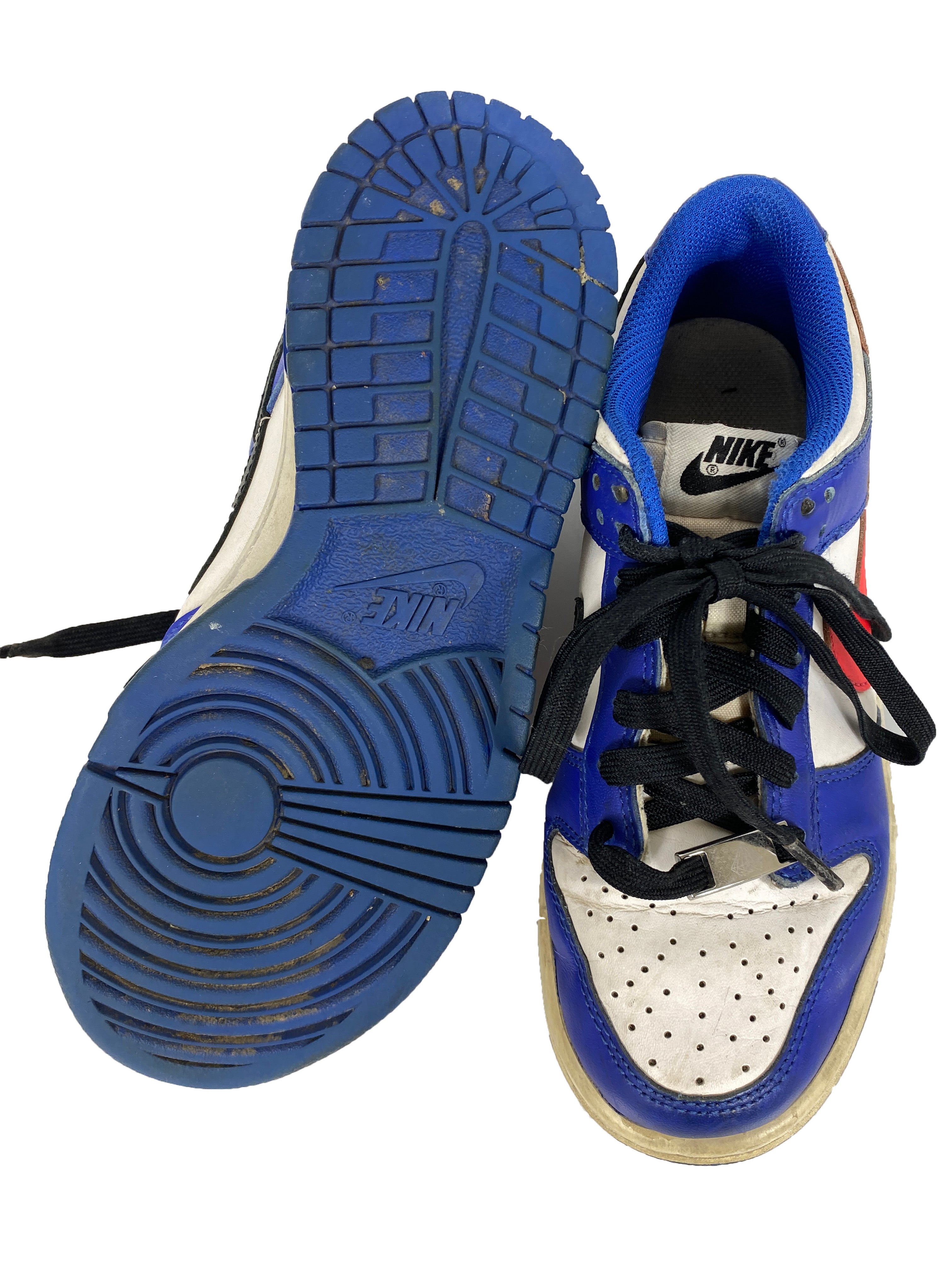 Nike Blue Low Dunk Shoes Size 4Y