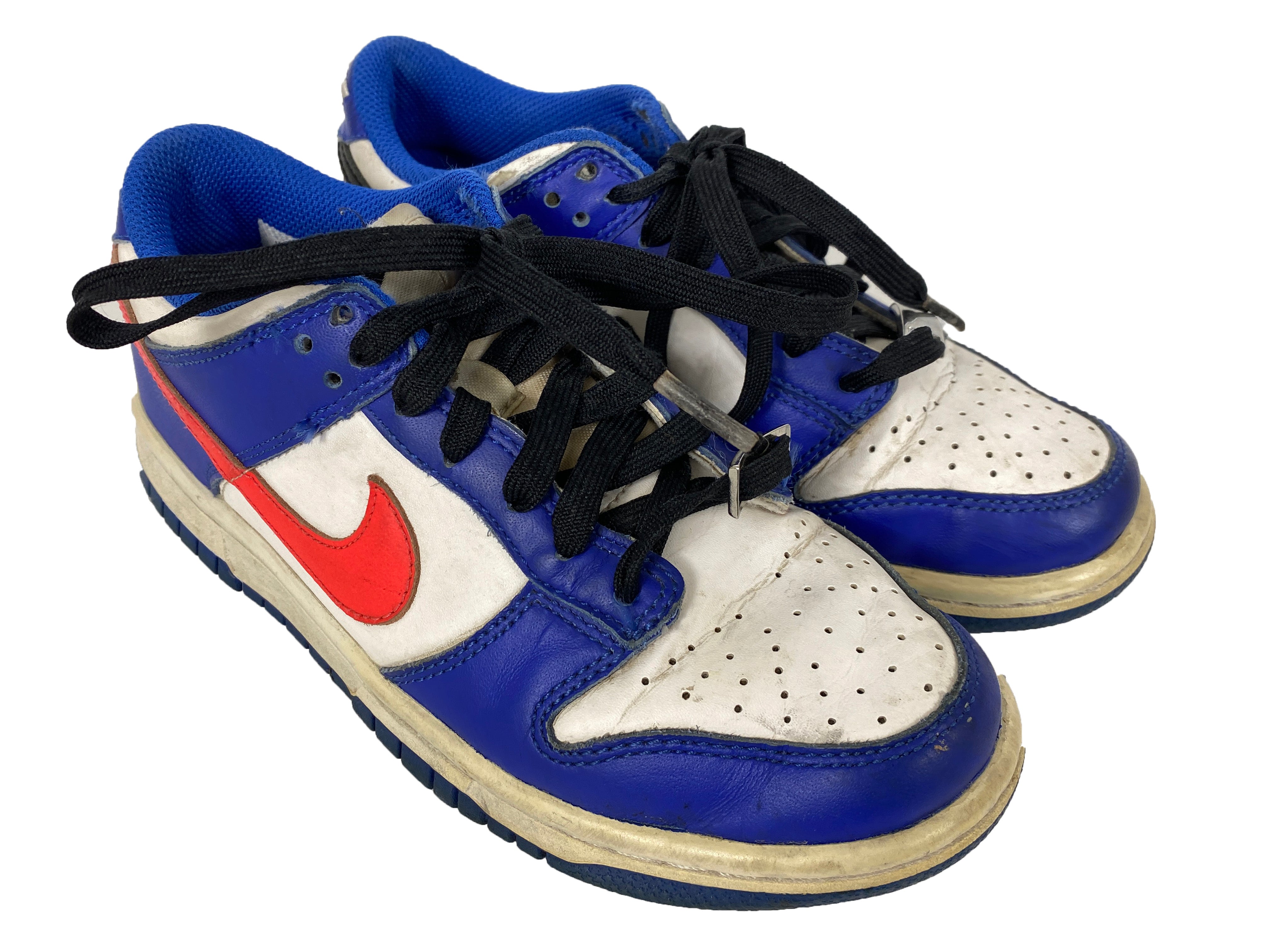 Nike Blue Low Dunk Shoes Size 4Y