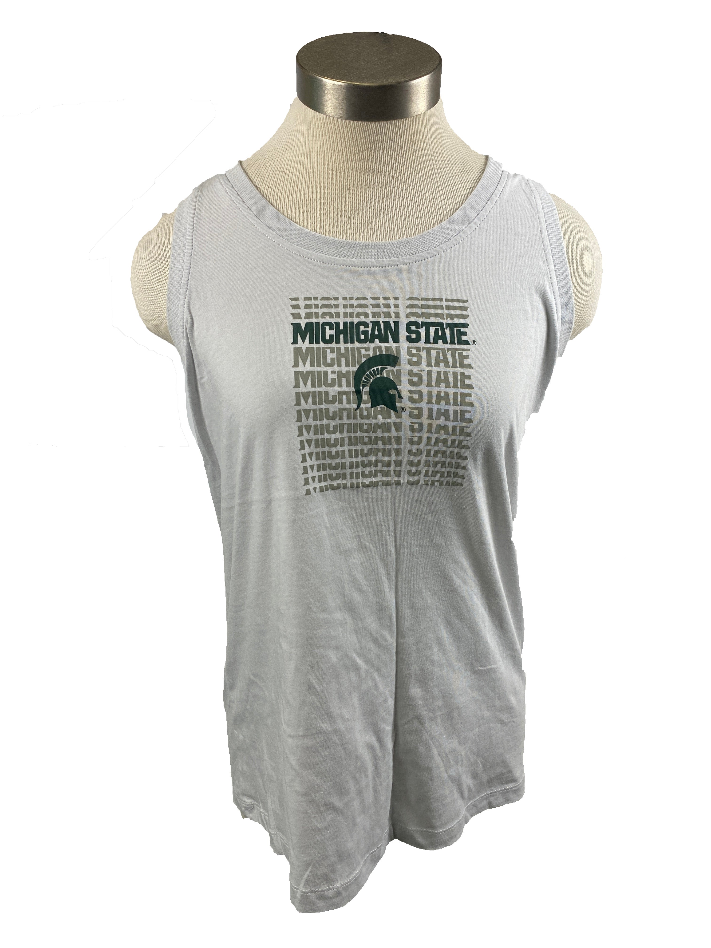 Nike Cotton Grey MSU Spartans Tank Top Women's Size S