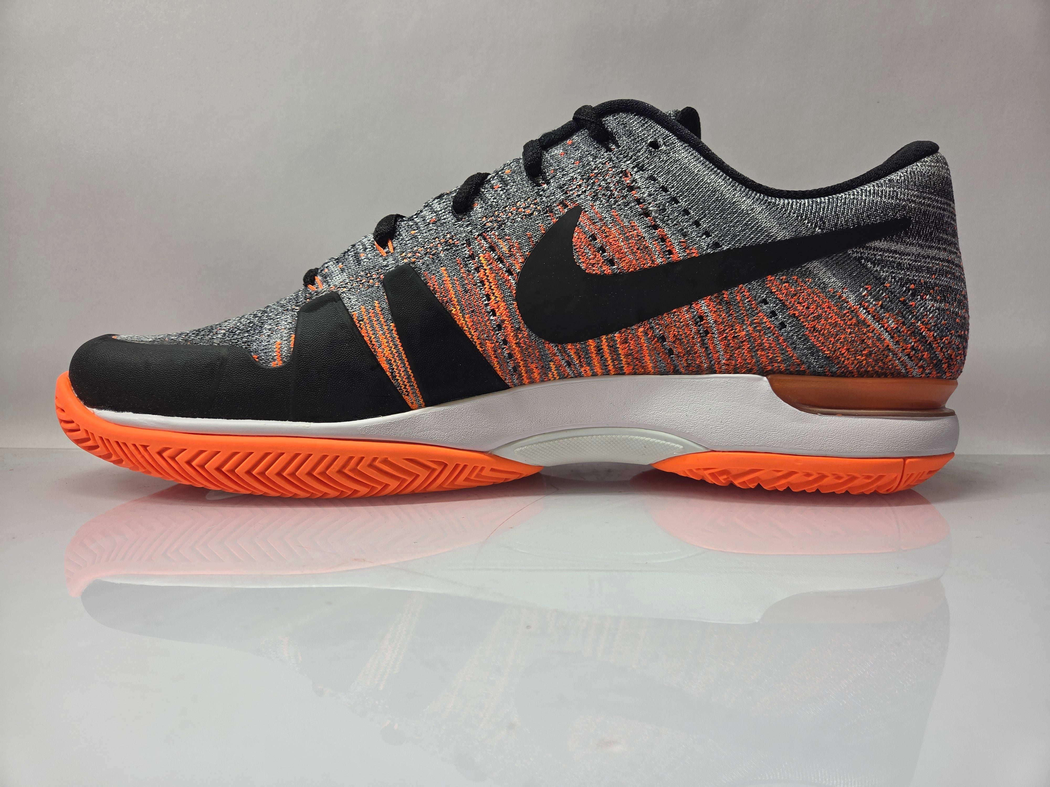 Nike Dark Grey Tart Zoom Vapor Flyknit Tennis Shoes Men's Size 14