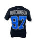 Nike Detroit Lions Aiden Hutchinson Black Jersy T-Shirt Men's Size S