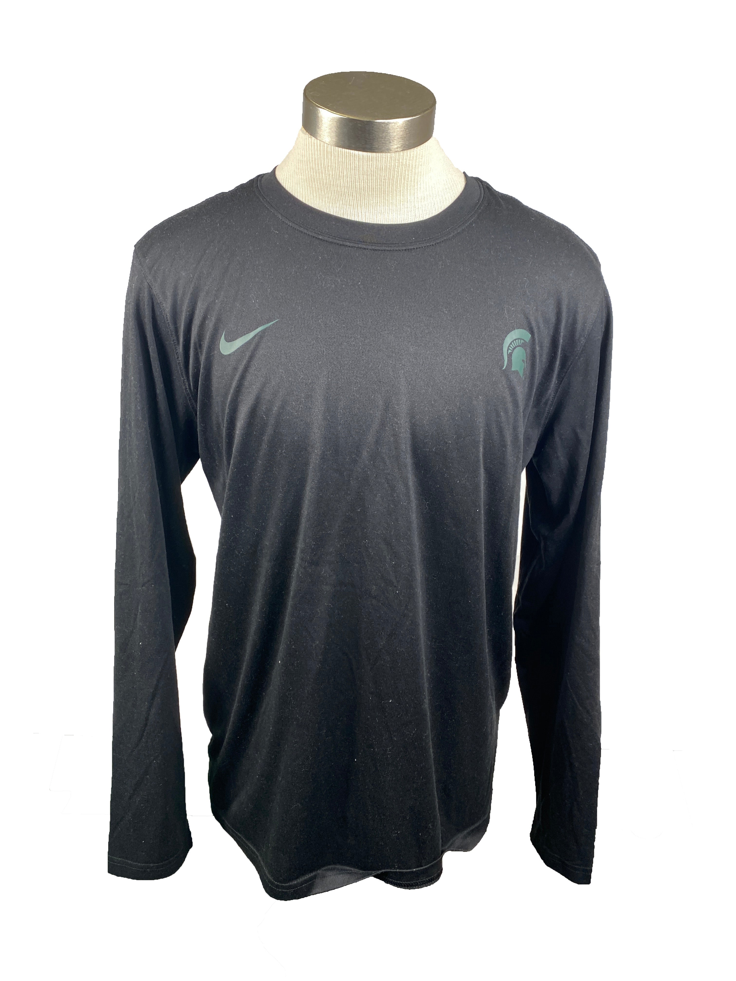 Nike Dri-Fit Black "HONOR" Long Sleeve Shirt Men's Size L