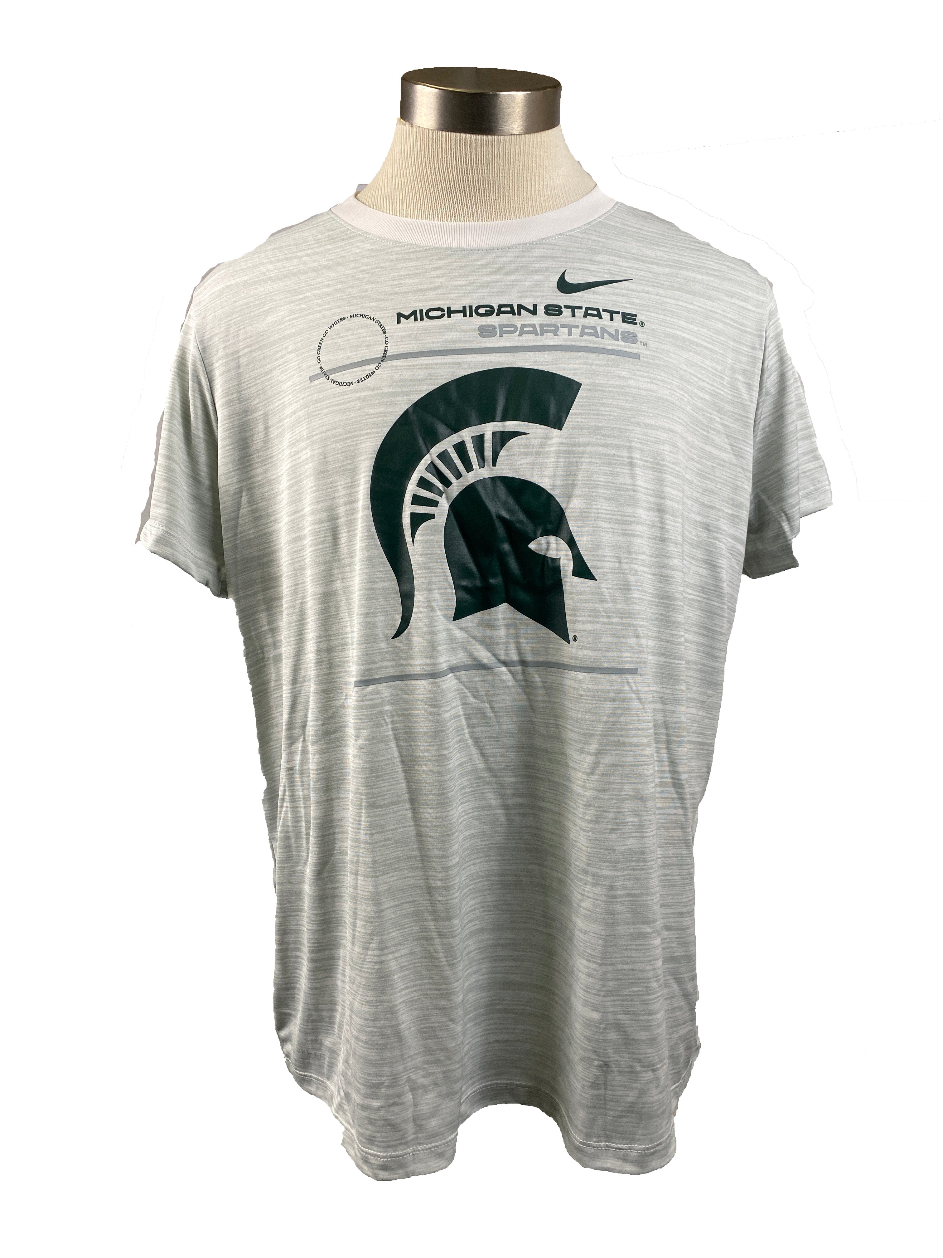 Nike Dri-Fit  Michigan State Spartans Short Sleeve Shirt Women's Size 2XL *NEW*