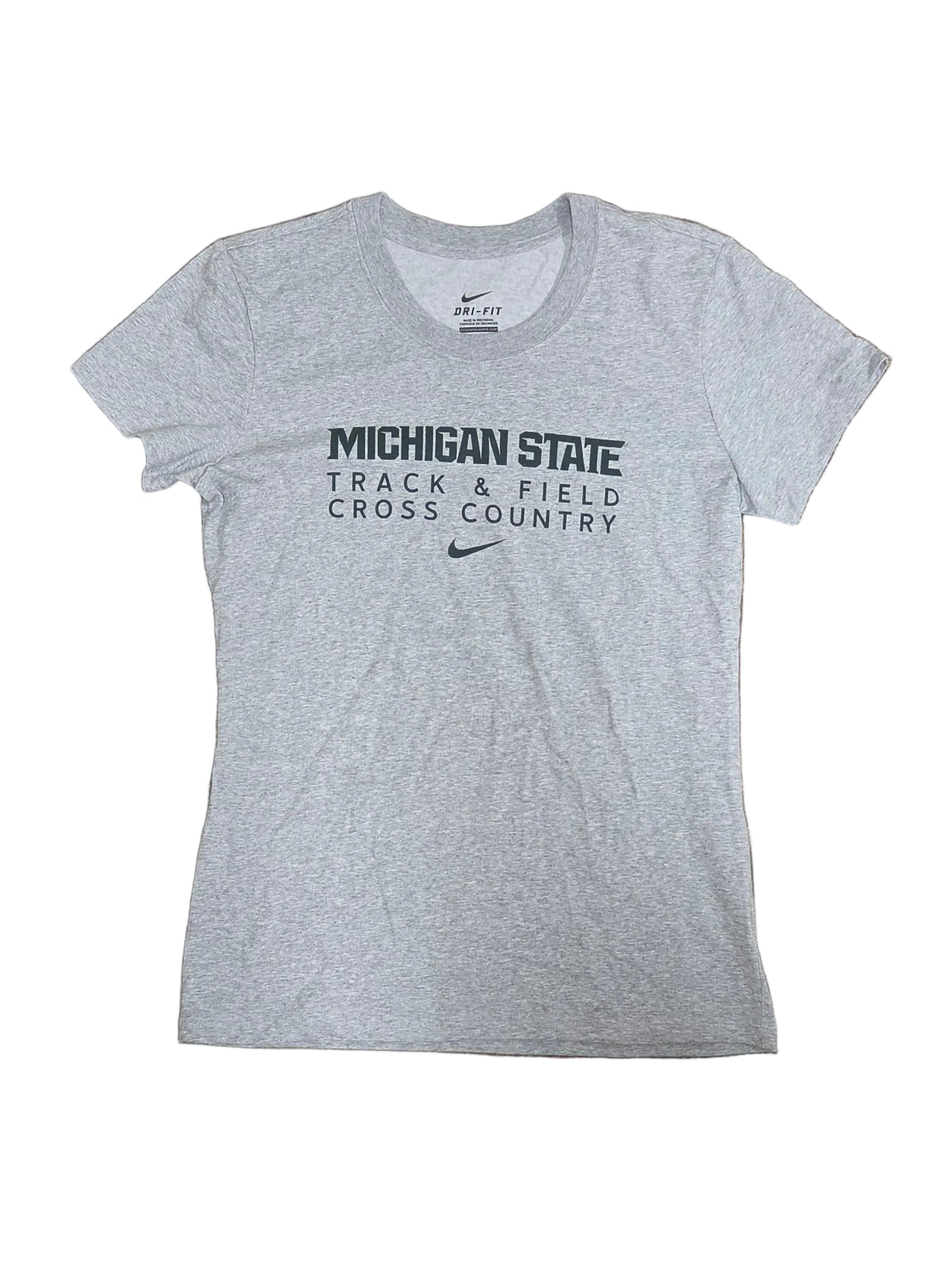 Nike Gray Dri-Fit Track & Field Cross Country T-Shirt Women's Size 2XL #2