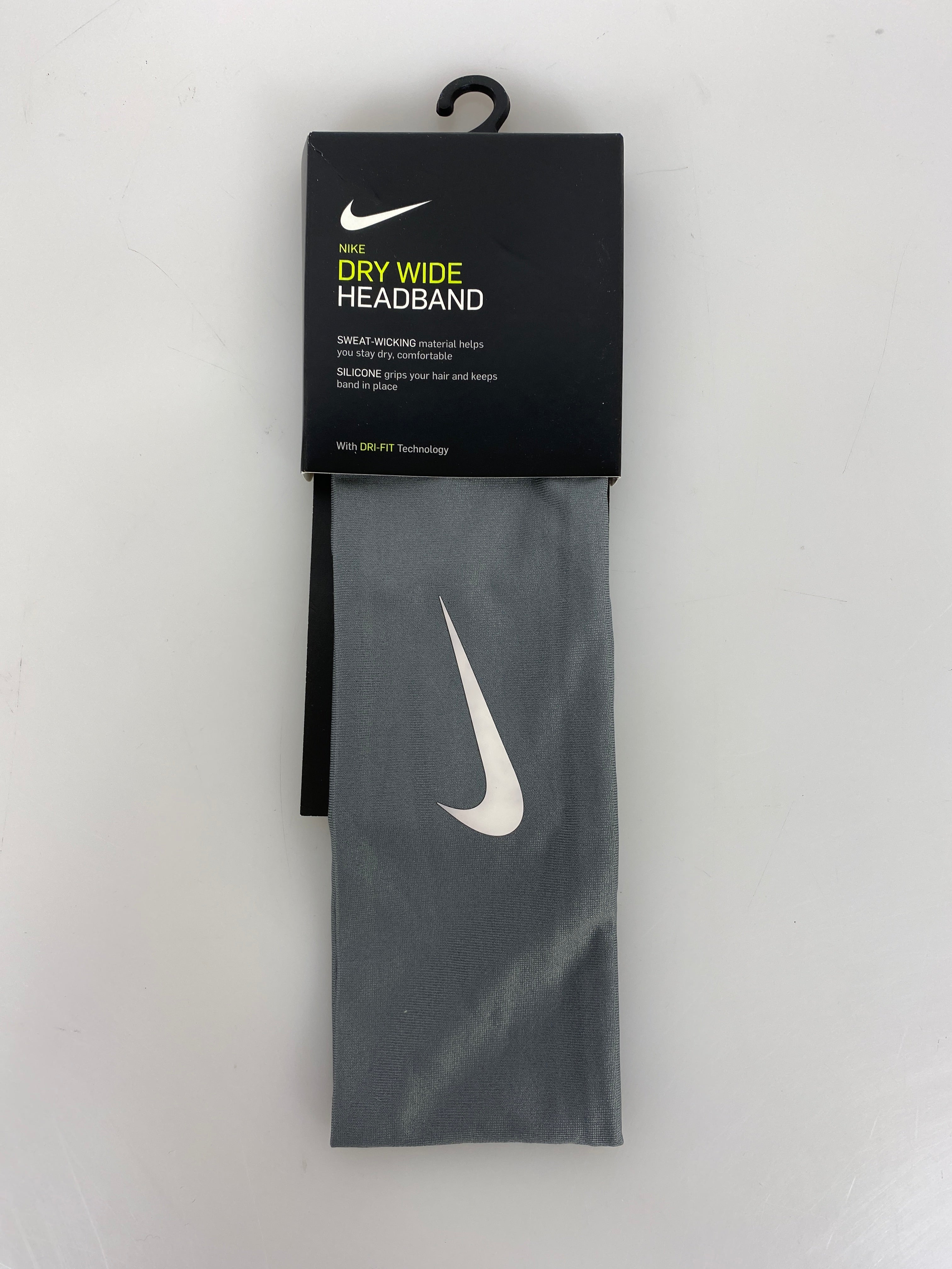 Nike Gray Dry Wide Headband