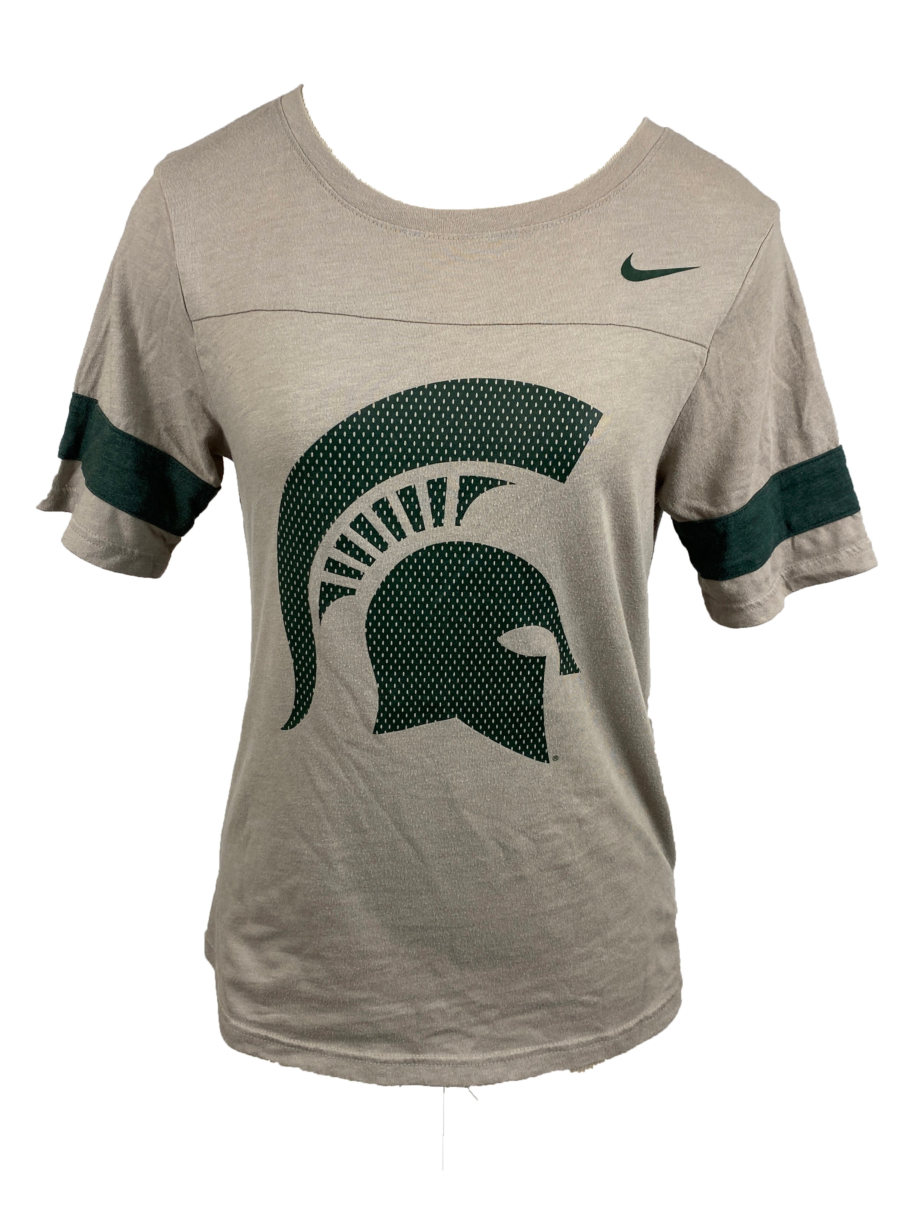 Nike Gray Michigan State T-Shirt Women's Size S