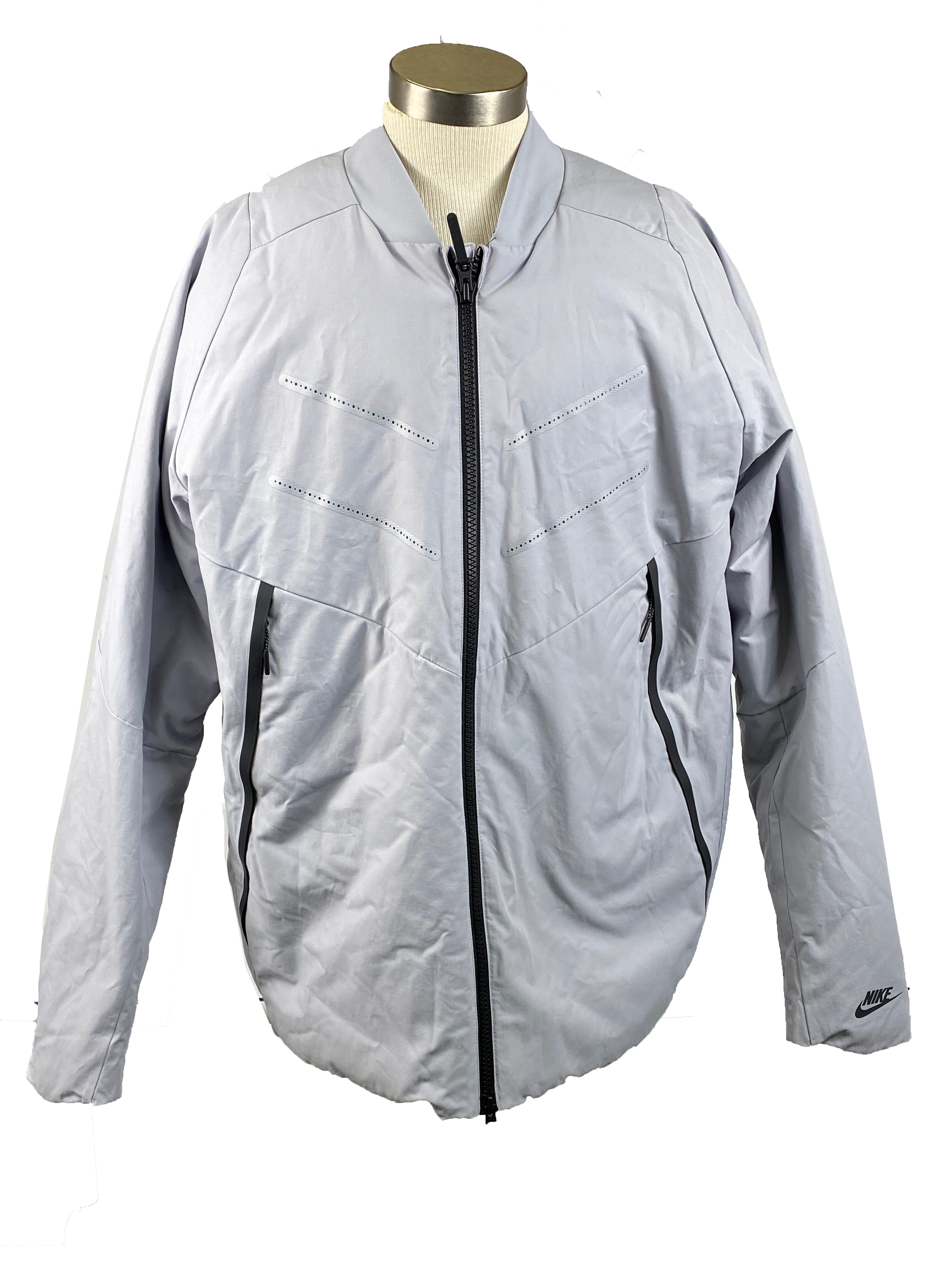 Nike Gray Winter Jacket Men's Size X-Large Extra Tall
