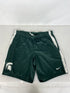 Nike Green and White Michigan State Workout Shorts Size M