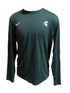 Nike Green Dri-Fit Michigan State Long Sleeve T-Shirt "Atomic Habits" Men's Size S