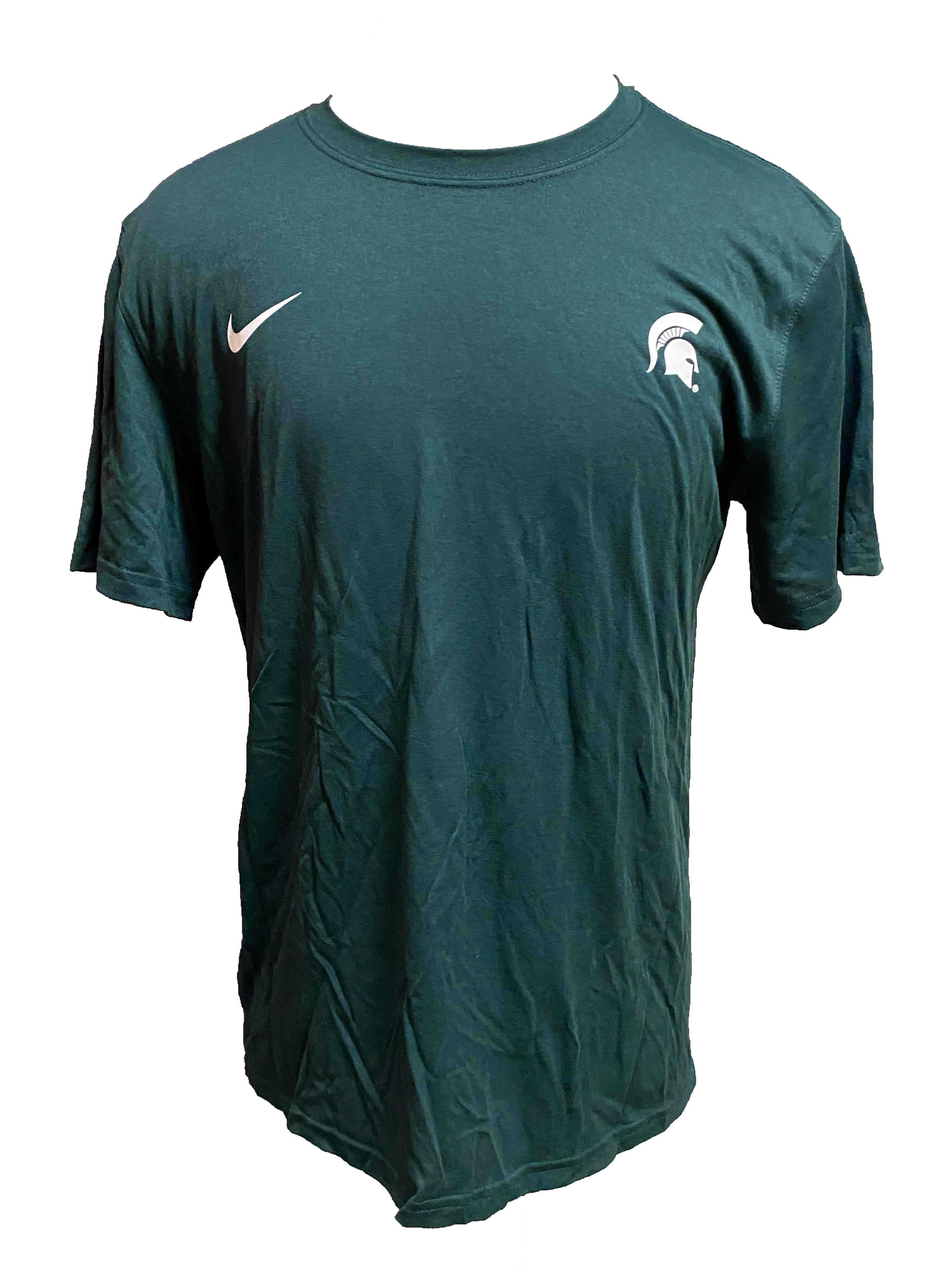 Nike Green Dri-Fit Michigan State Short Sleeve T-Shirt "Atomic Habits" Men's Size S