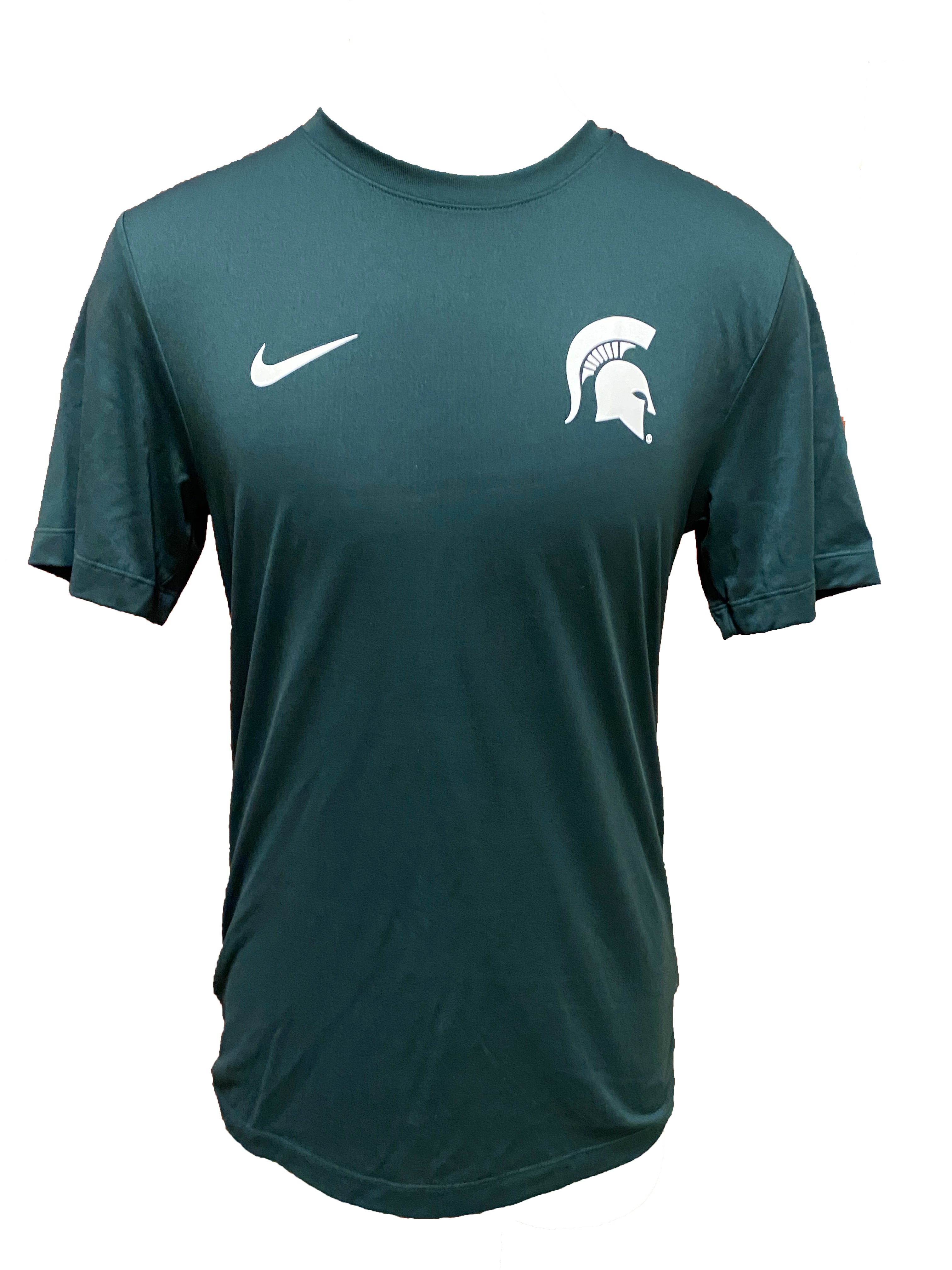 Nike Green Dri-Fit Michigan State Short Sleeve T-Shirt "Serve. Grow. Honor." Men's Size S