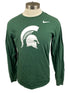 Nike Green Michigan State Long Sleeve T-Shirt Unisex Size M