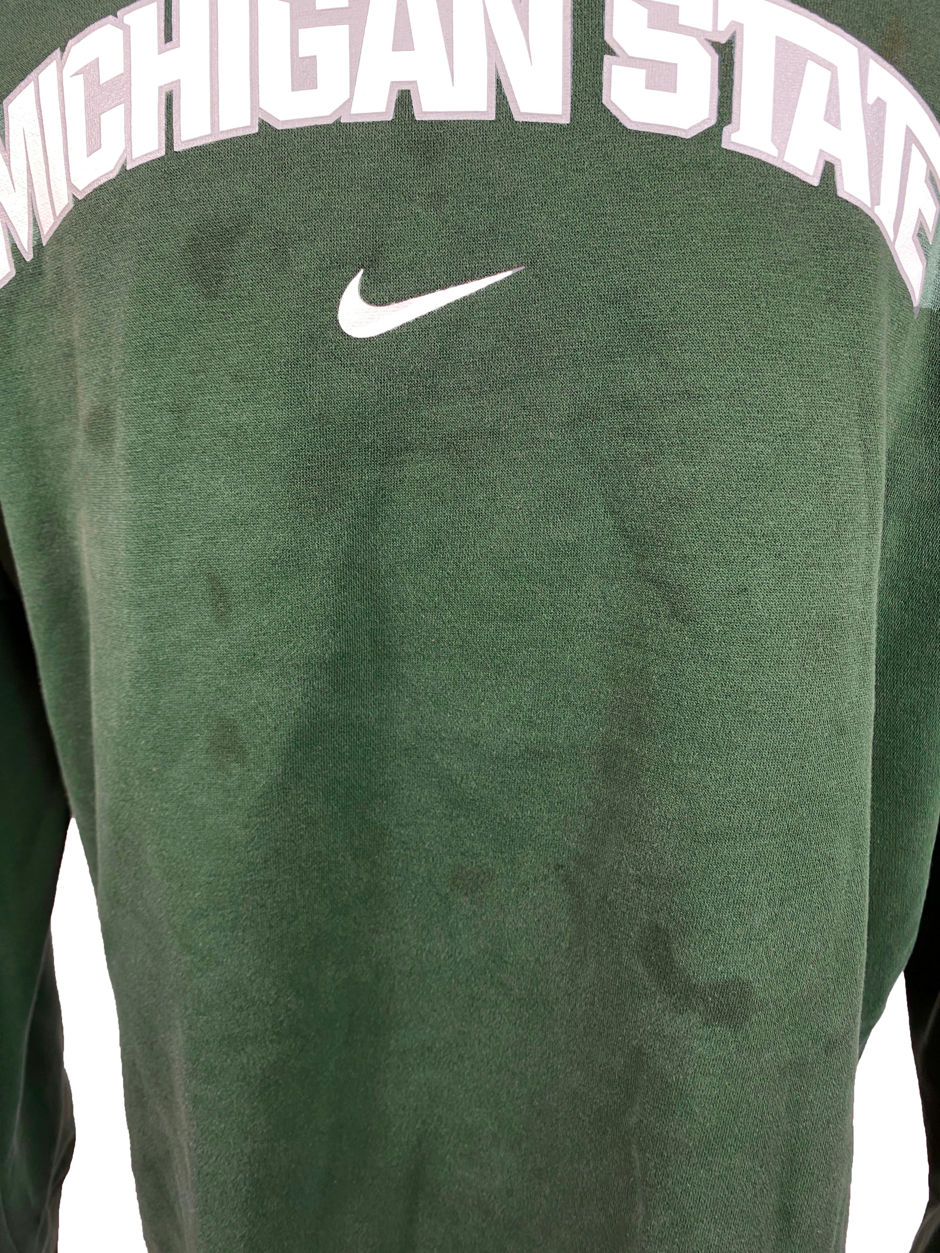 Nike Green Michigan State Sweatshirt Unisex Size 3XL