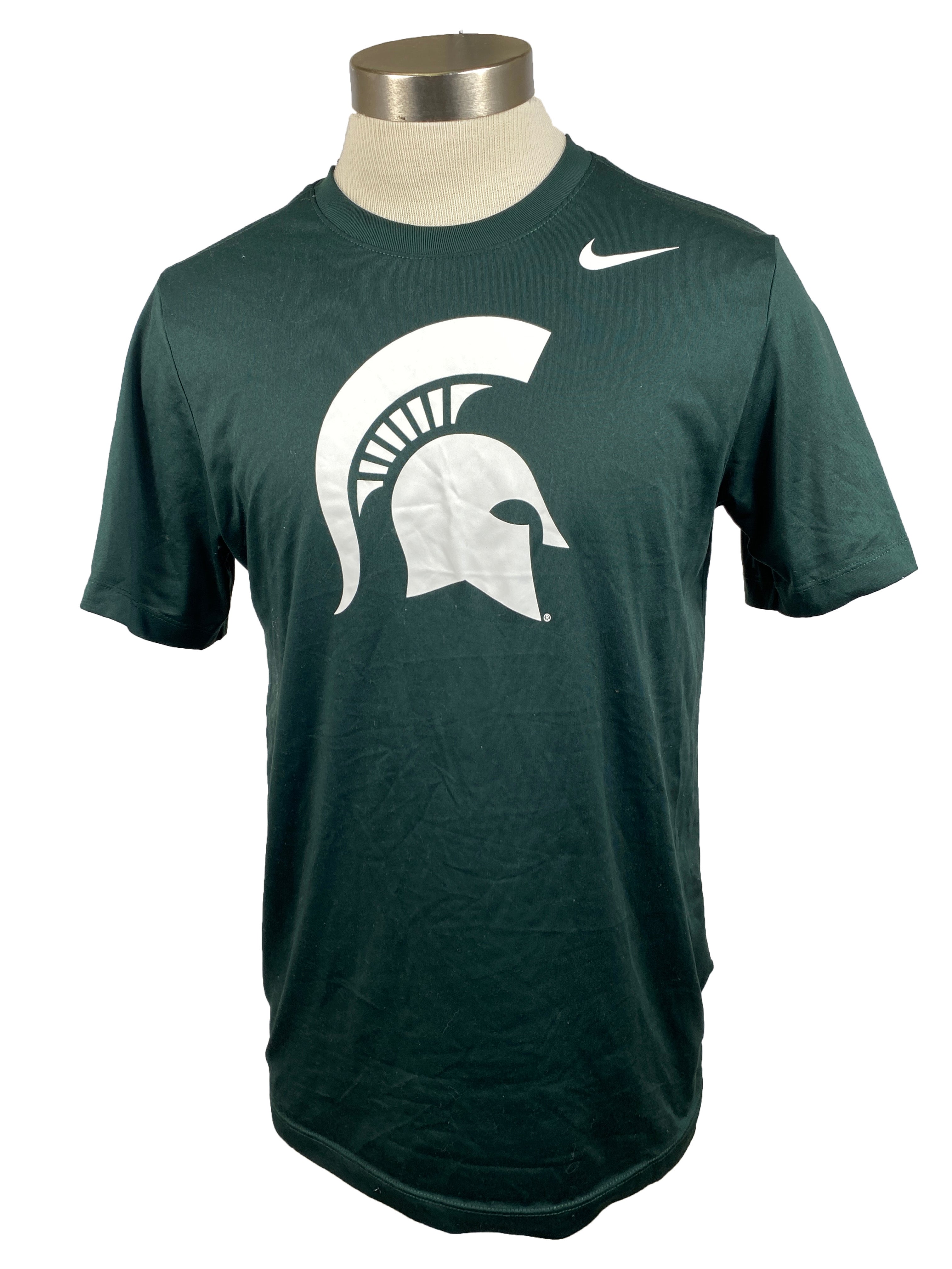 Nike Green Michigan State T-Shirt Unisex Size M
