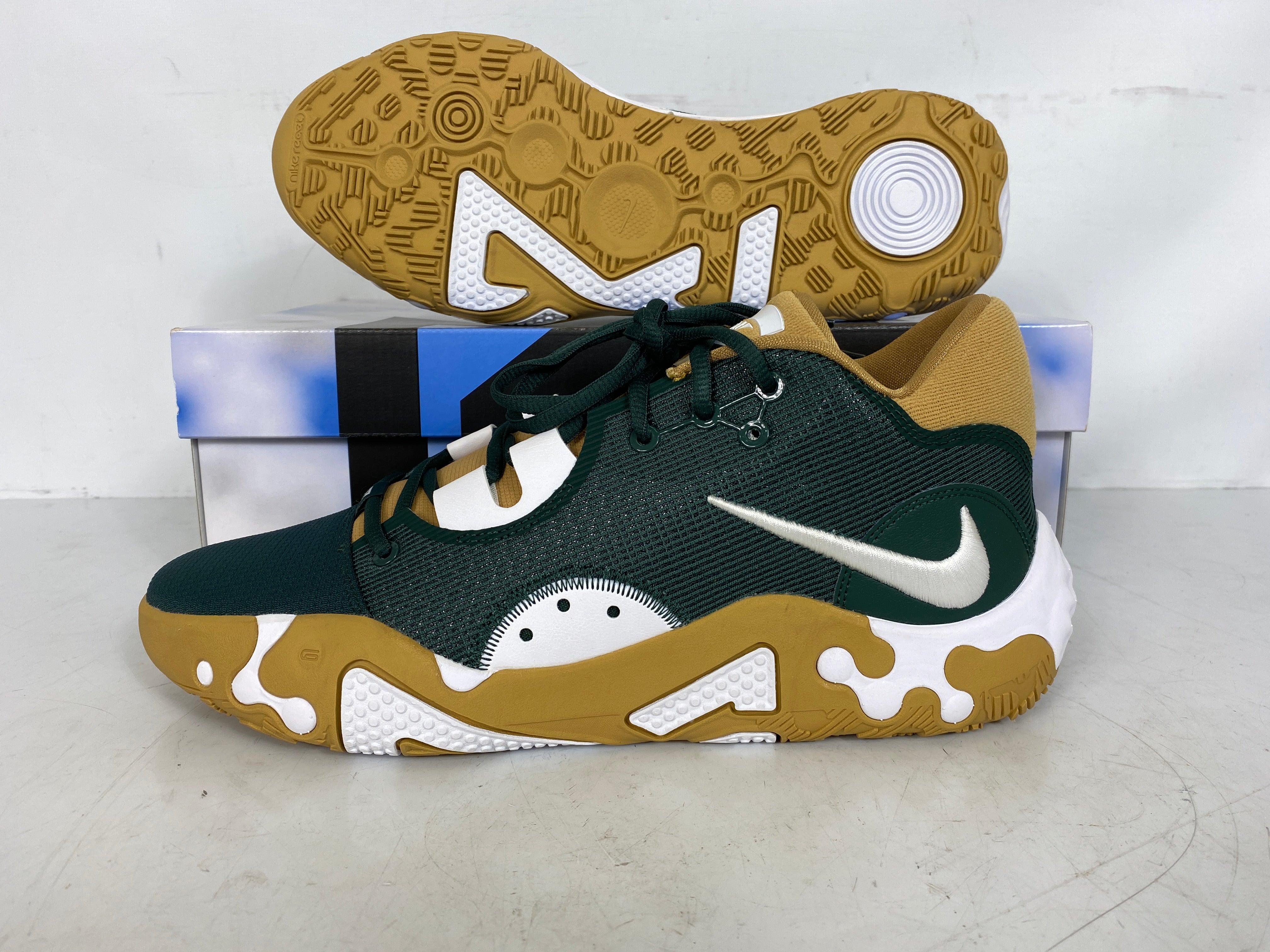 Nike Green PG6 Basketball Shoes Men's Size 8