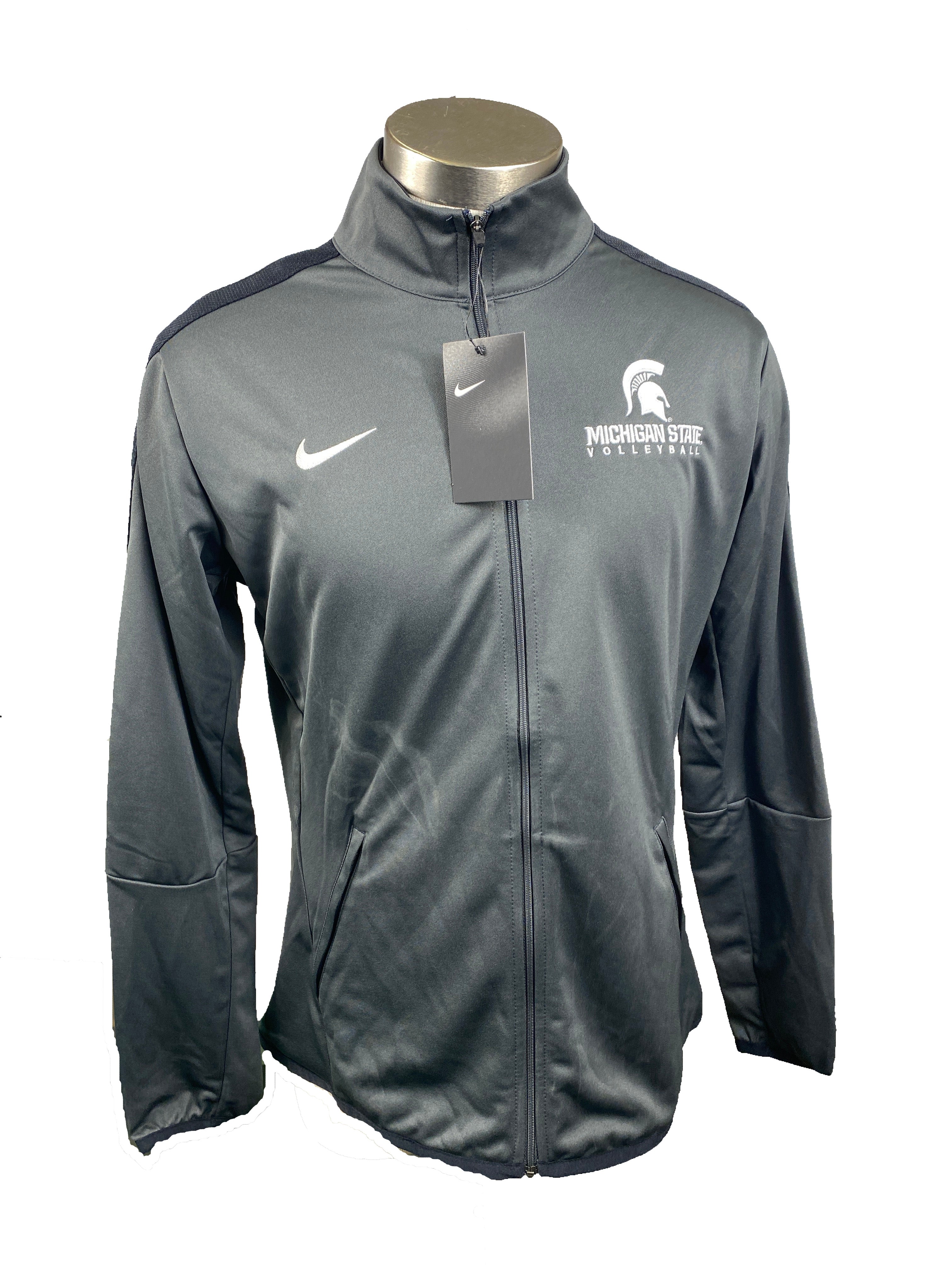 Nike Grey Michigan State Volleyball Warm Up Jacket Women's Size L