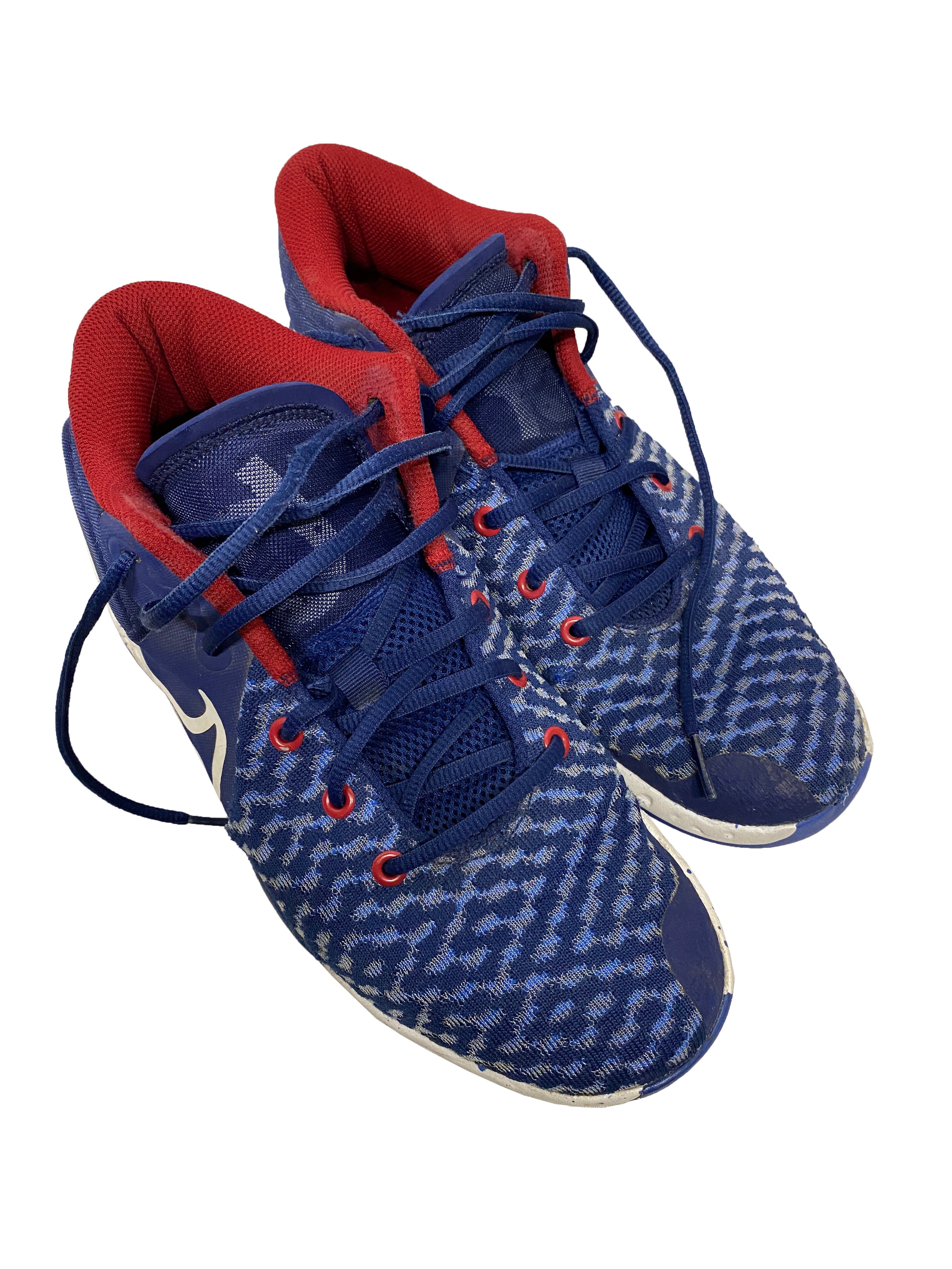 Nike KD Trey 5 Viii Basketball Shoes Blue Void/Red Men's Size 9