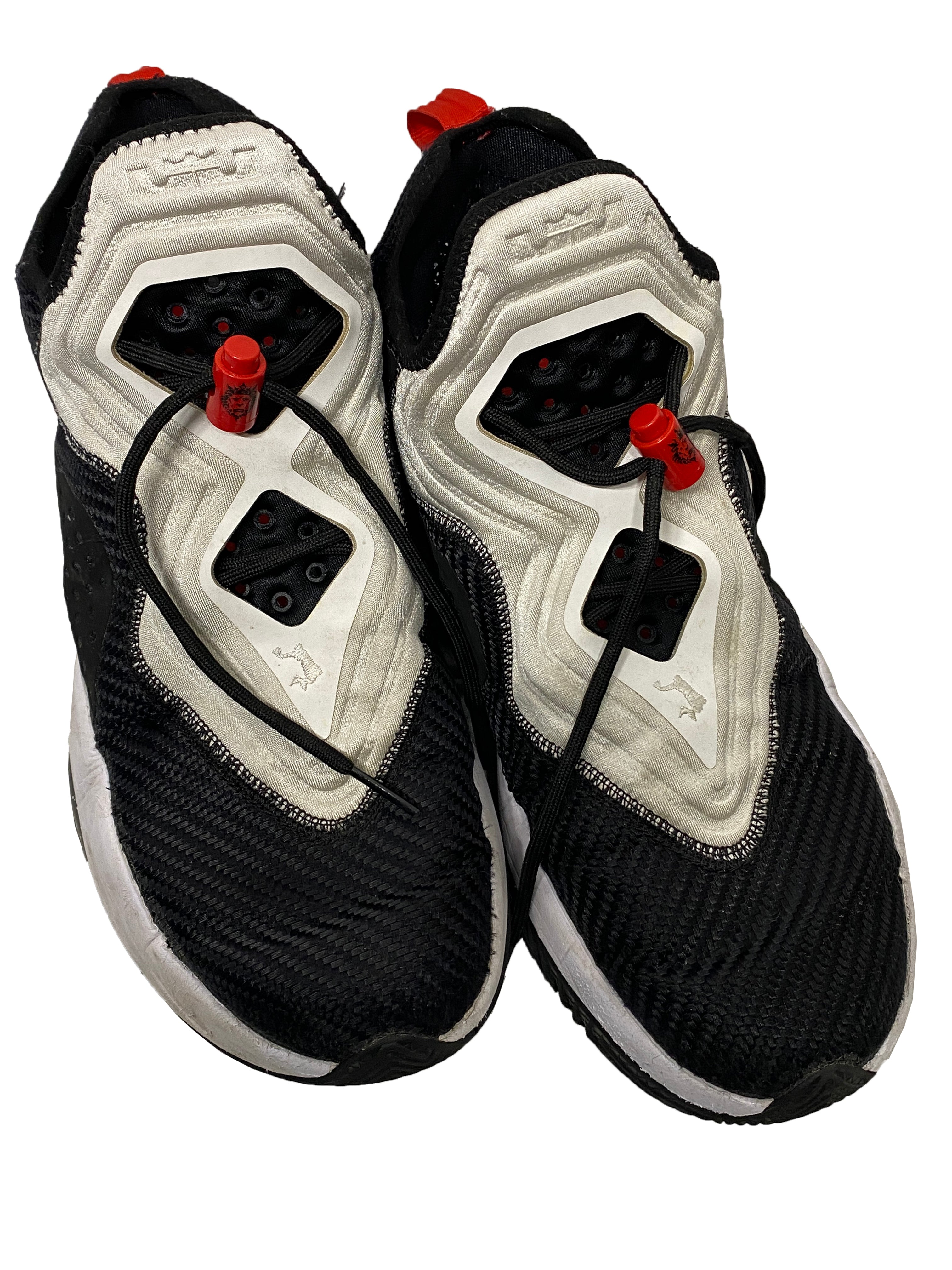 Nike Lebron James Soldier XIV Black/White/Red Basketball Shoes Men's Size 9