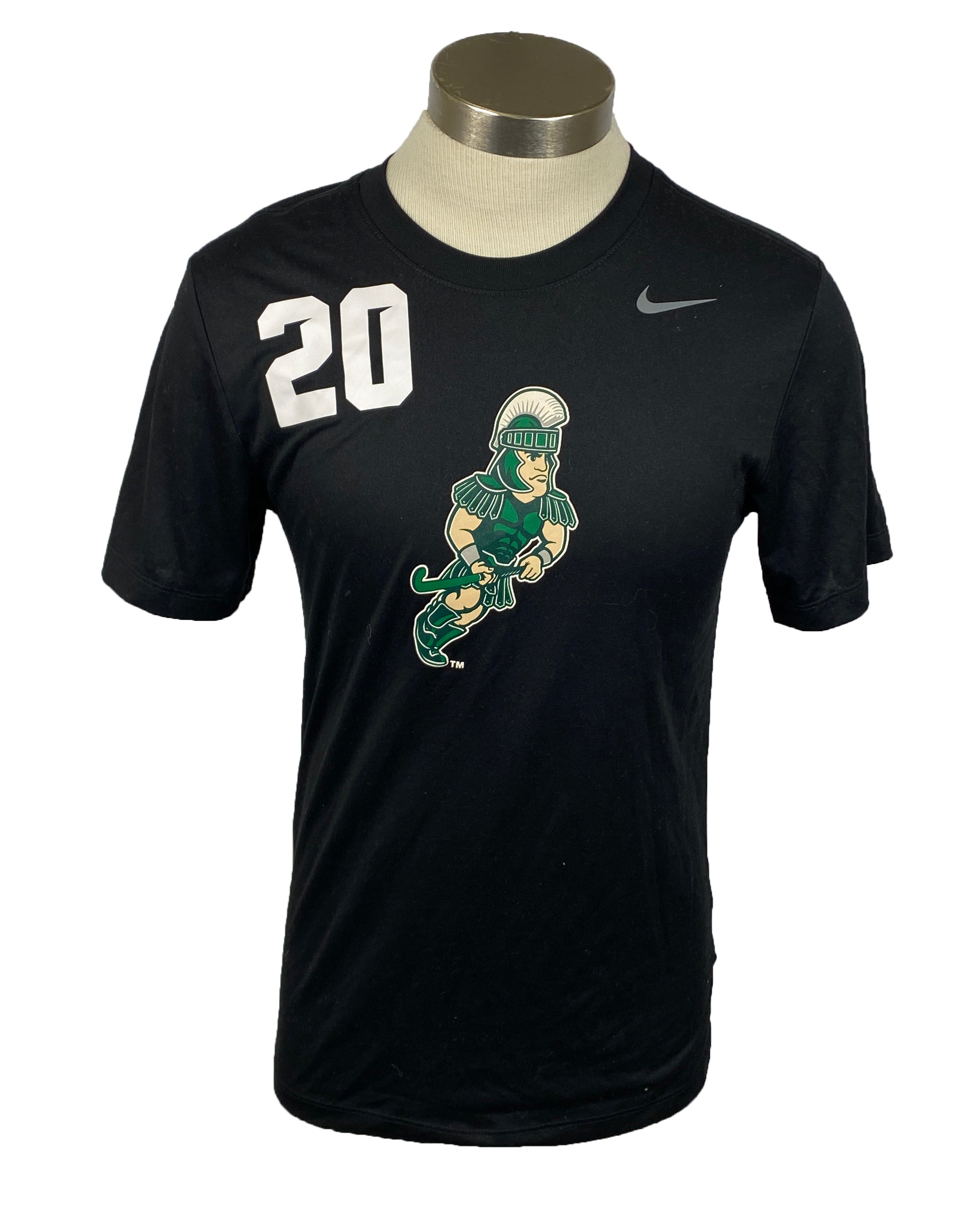 Nike Michigan State University Black Field Hockey T-Shirt Men's Size S