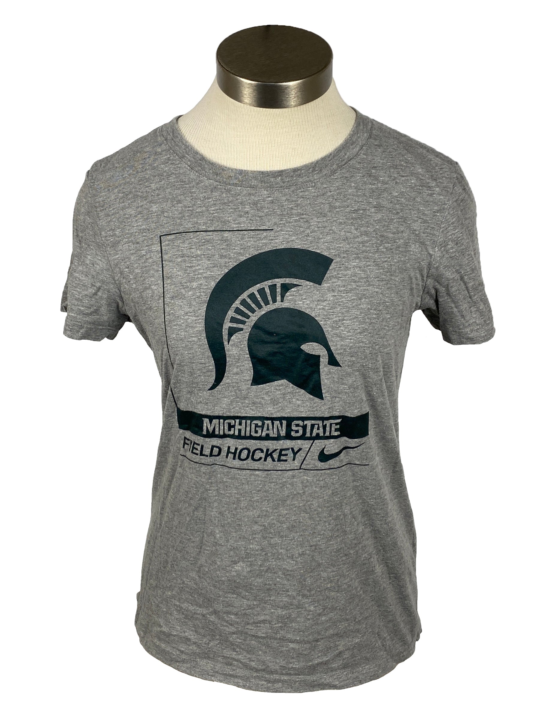 Nike Michigan State University Gray Field Hockey T-Shirt Women's Size S