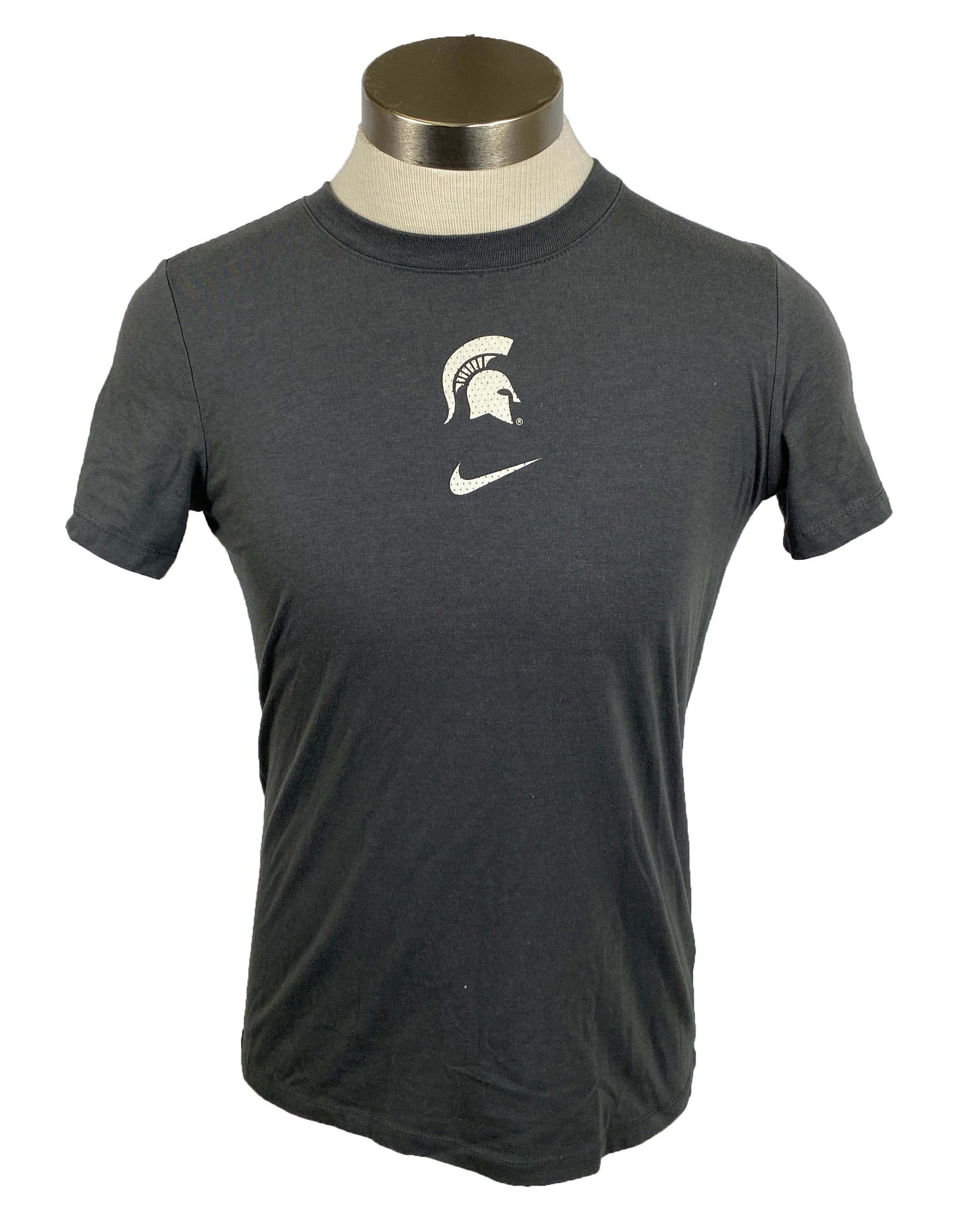 Nike Michigan State University Gray Slim Fit T-Shirt Unisex Size M