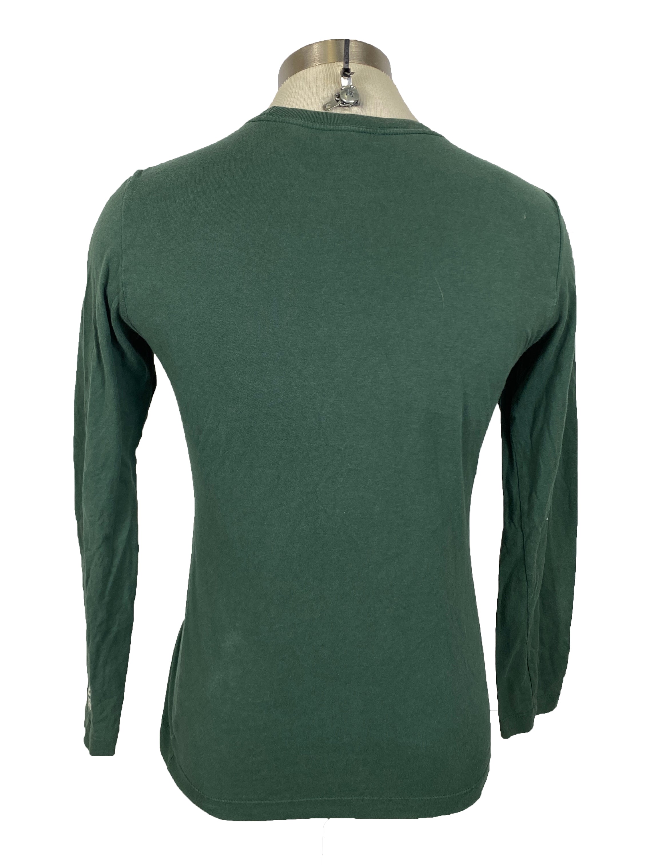 Nike MSU Green Slim-Fit Long-Sleeve T-Shirt Unisex Size M